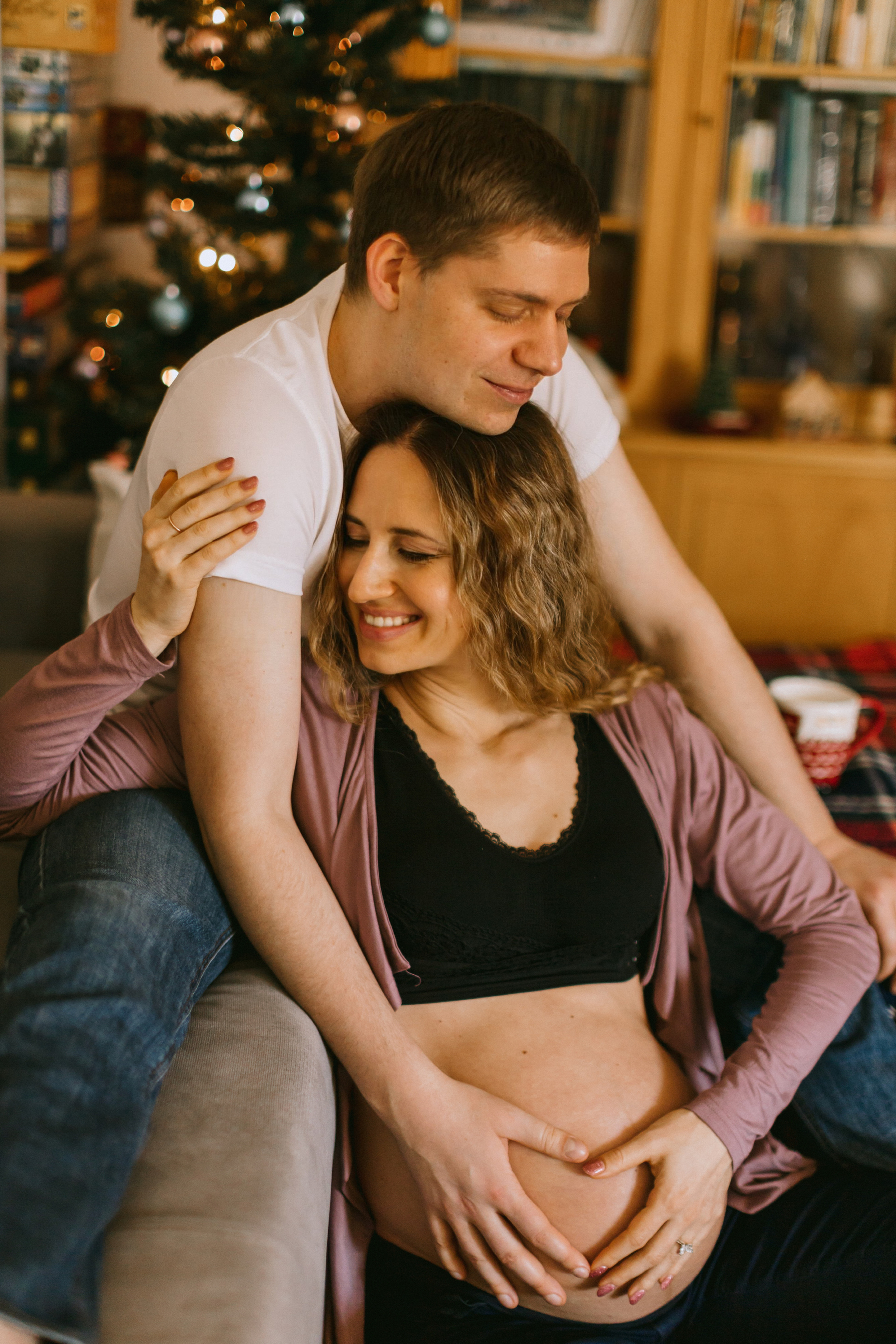 Домашняя фотосесиия беременности. Фотограф в Германии — Мария Чистякова