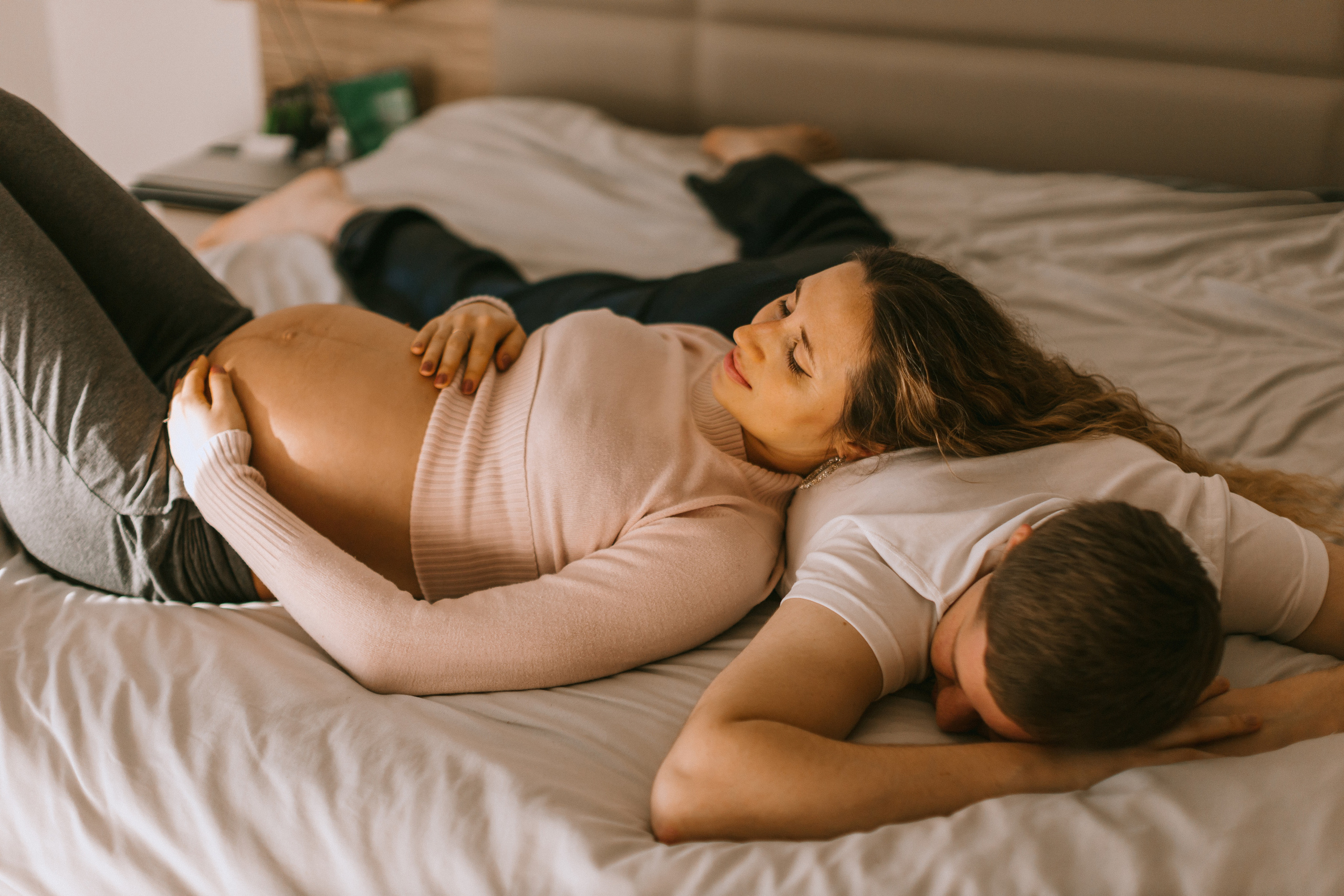 Домашняя фотосесиия беременности. Фотограф в Германии — Мария Чистякова