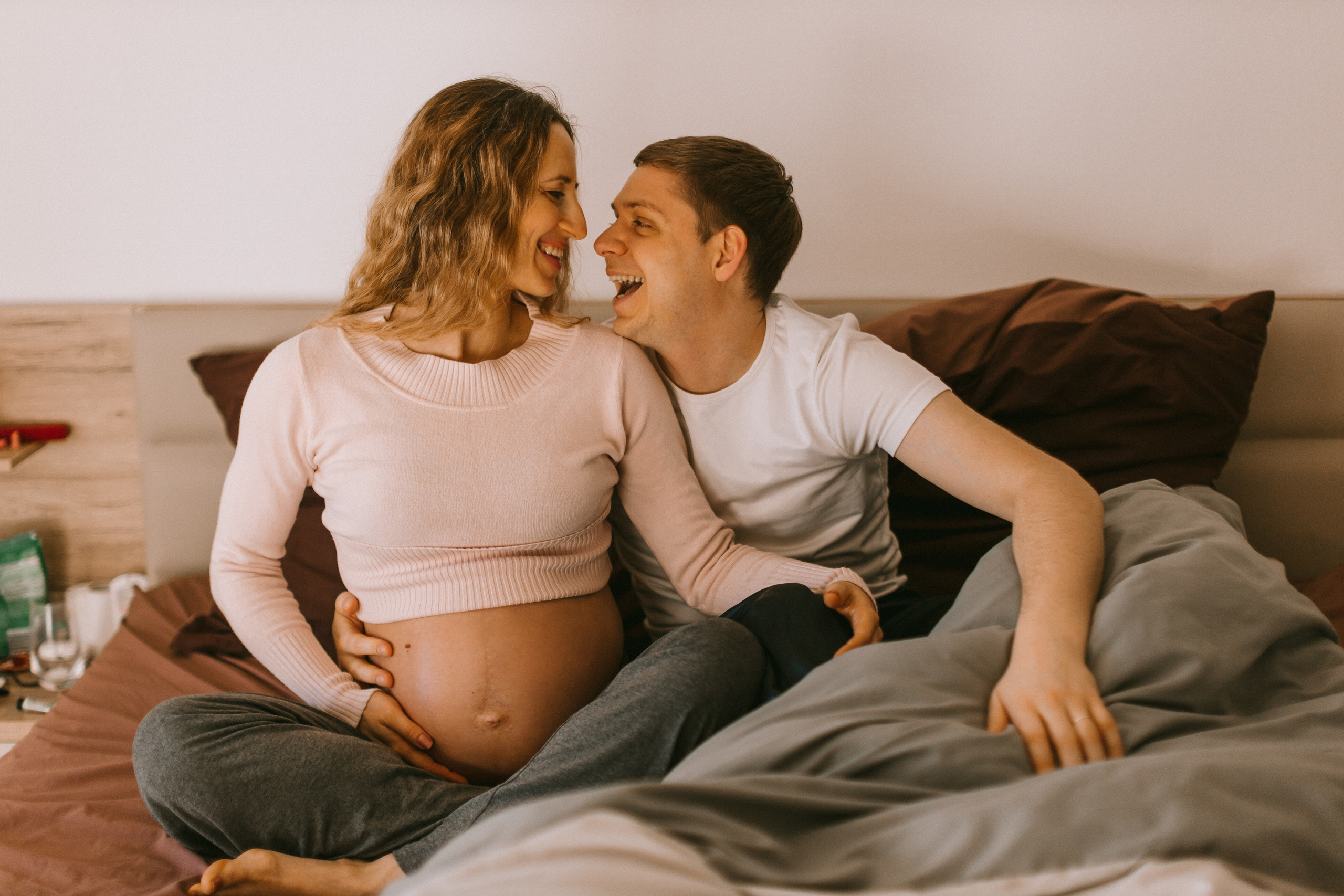 Домашняя фотосесиия беременности. Фотограф в Германии — Мария Чистякова