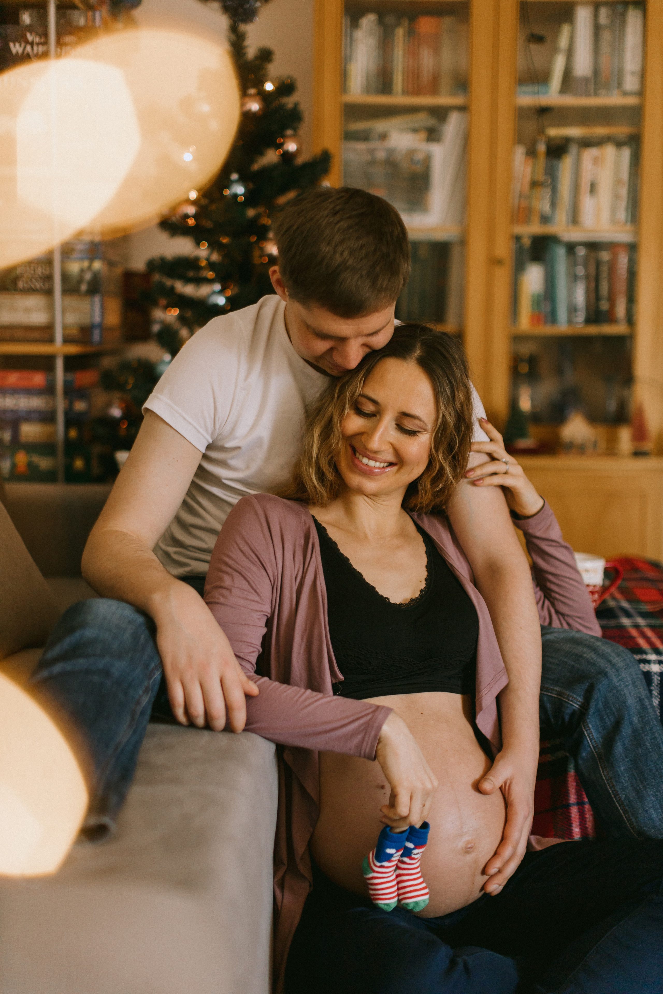 Домашняя фотосесиия беременности. Фотограф в Германии — Мария Чистякова