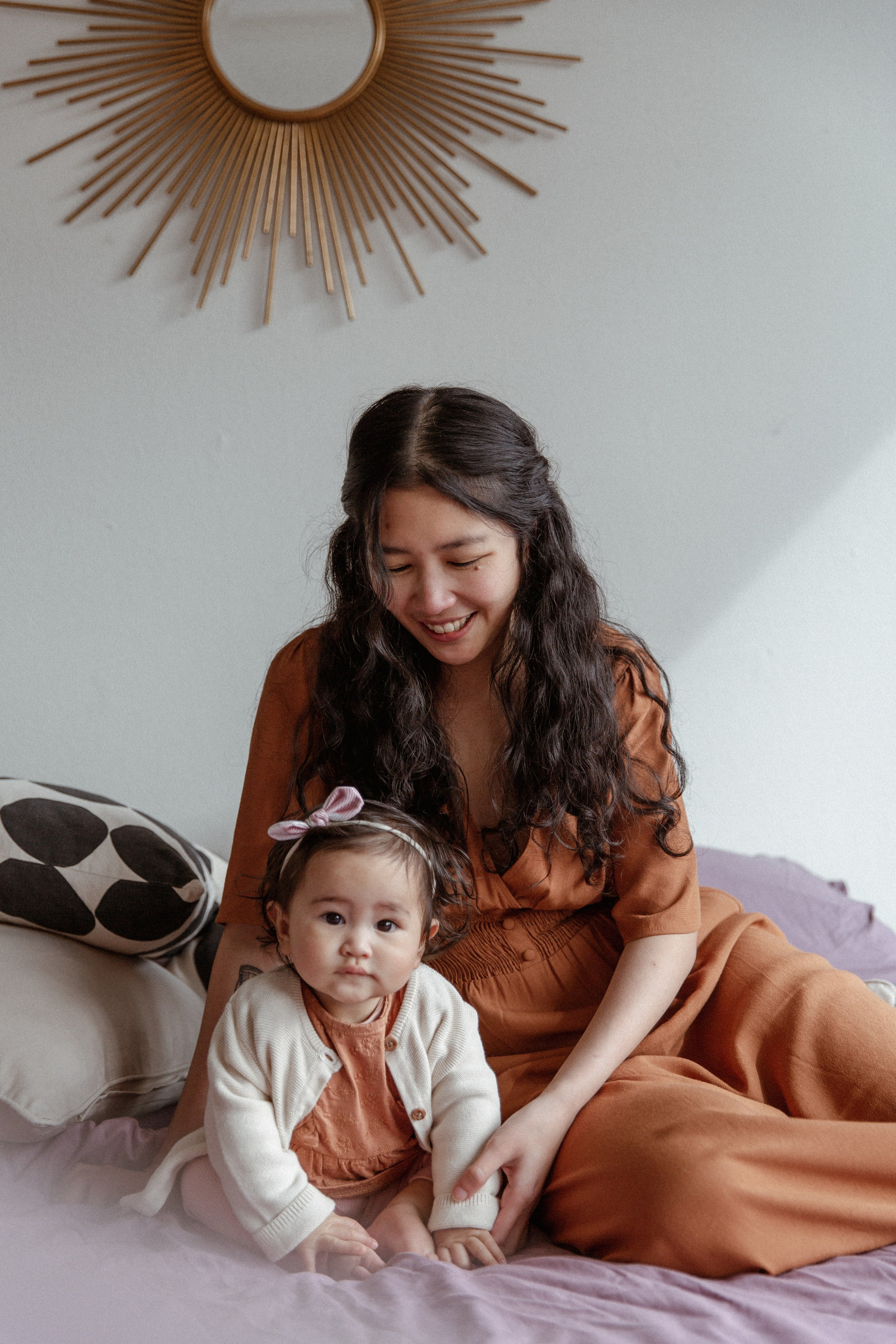 Family photosession at home. True self