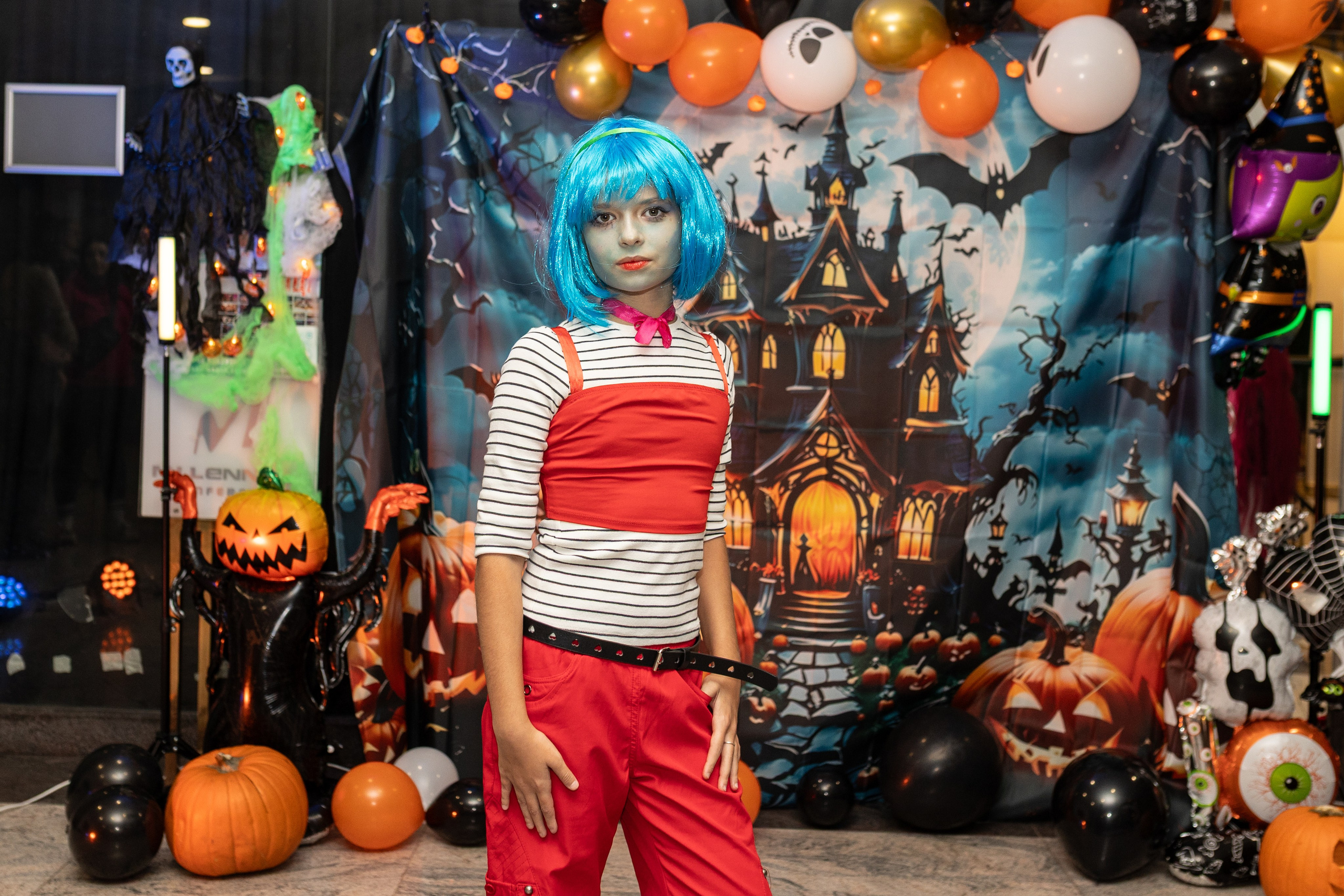 Leo dance studio Helloween 2025. Семейный и детский фотограф в Варшаве Мила Бобровская