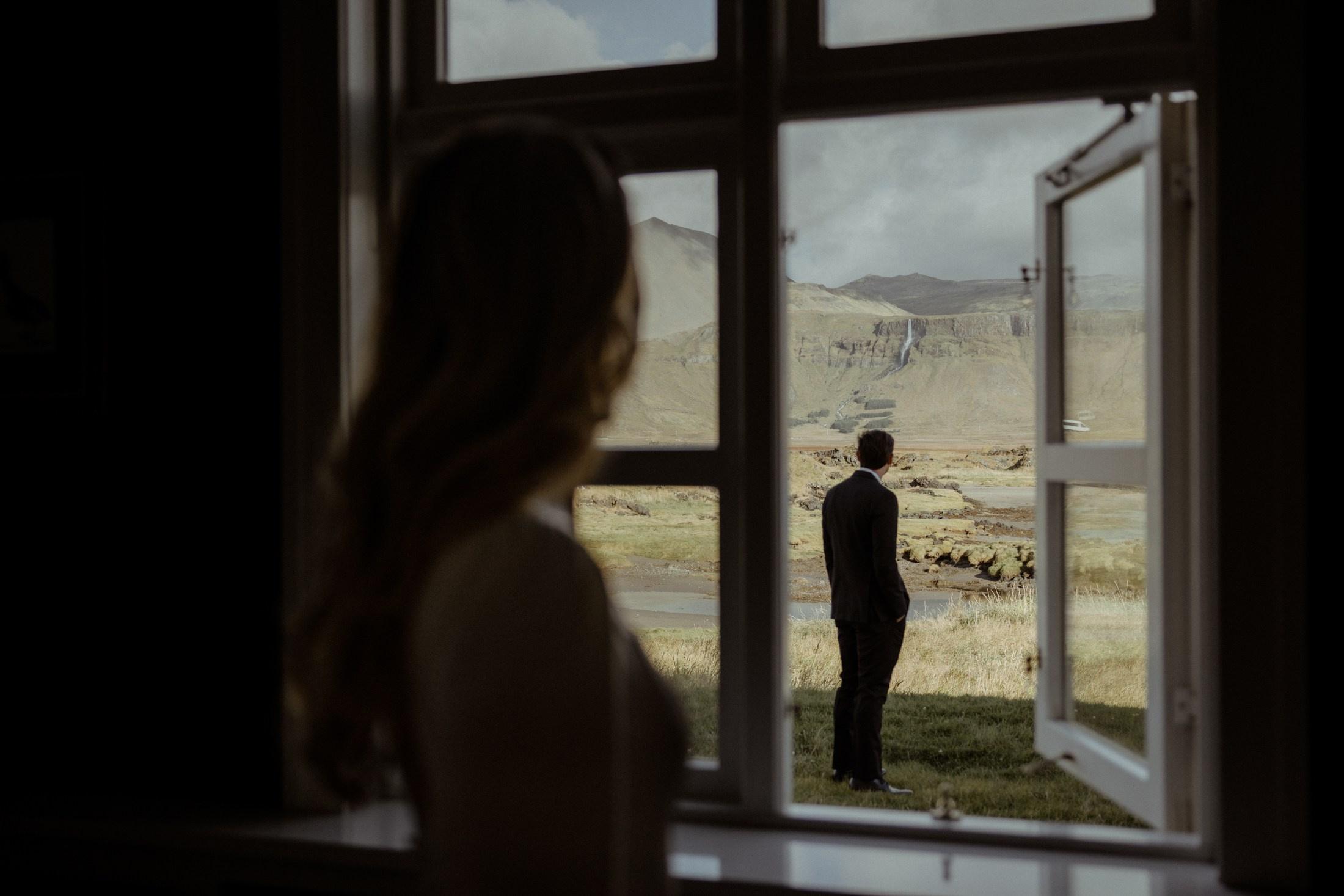 Iceland elopement at Budir Black Church | Snæfellsnes wedding by Iceland elopement photographer & videographer. Iceland elopement photographer & videographer