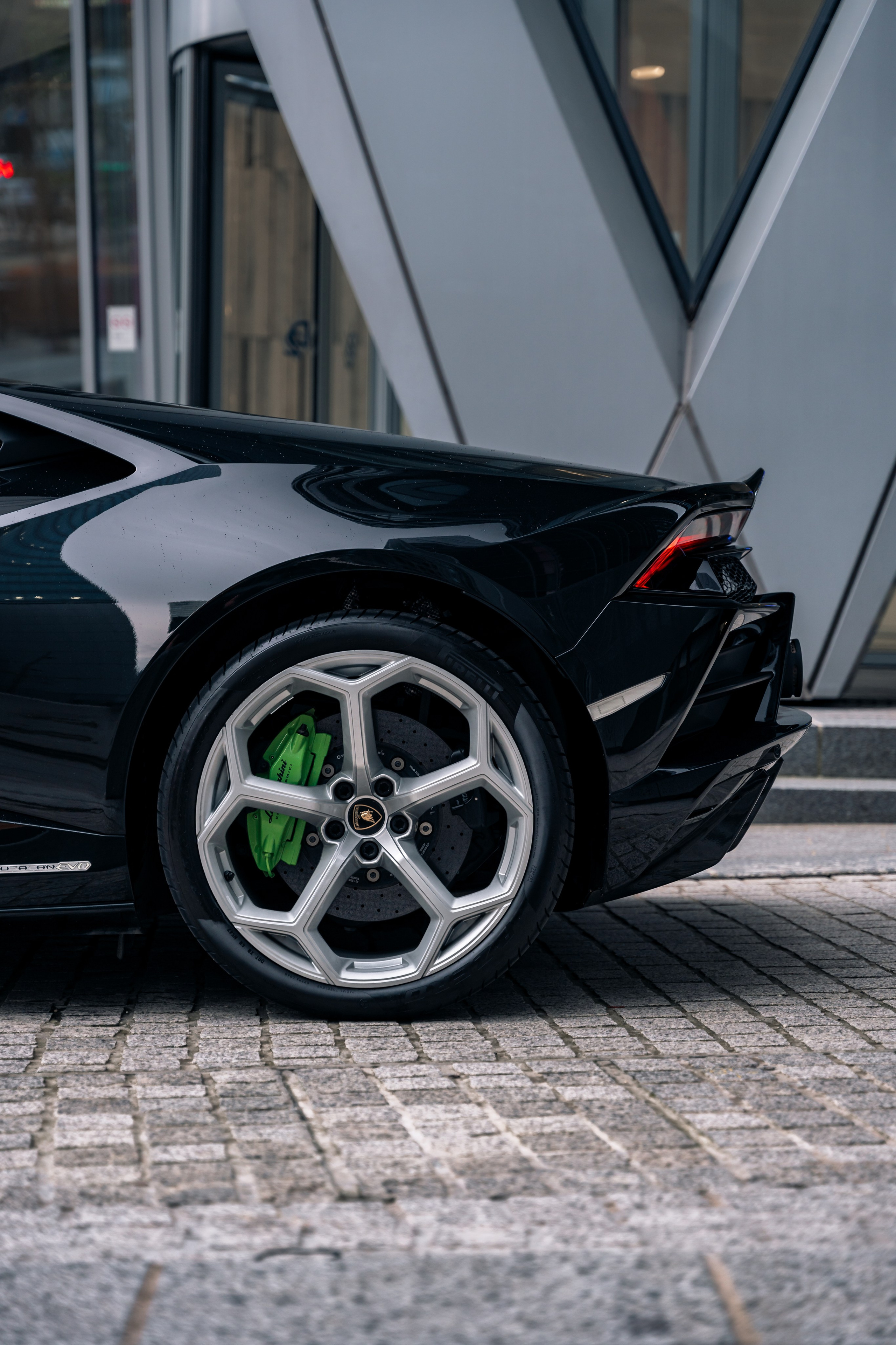 Lamborghini Huracan Evo. Photographe de voitures à Paris — Vitalii Motruk