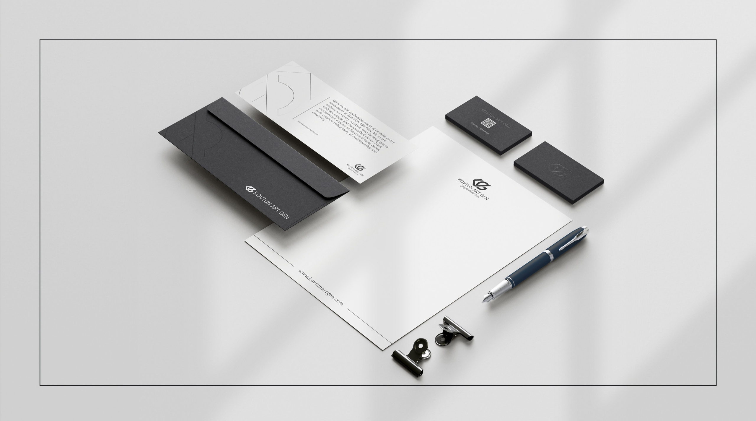 Brandbook “Kovtun Art Gen”. Vasyl Grygorchuk: Photography & Graphic Design