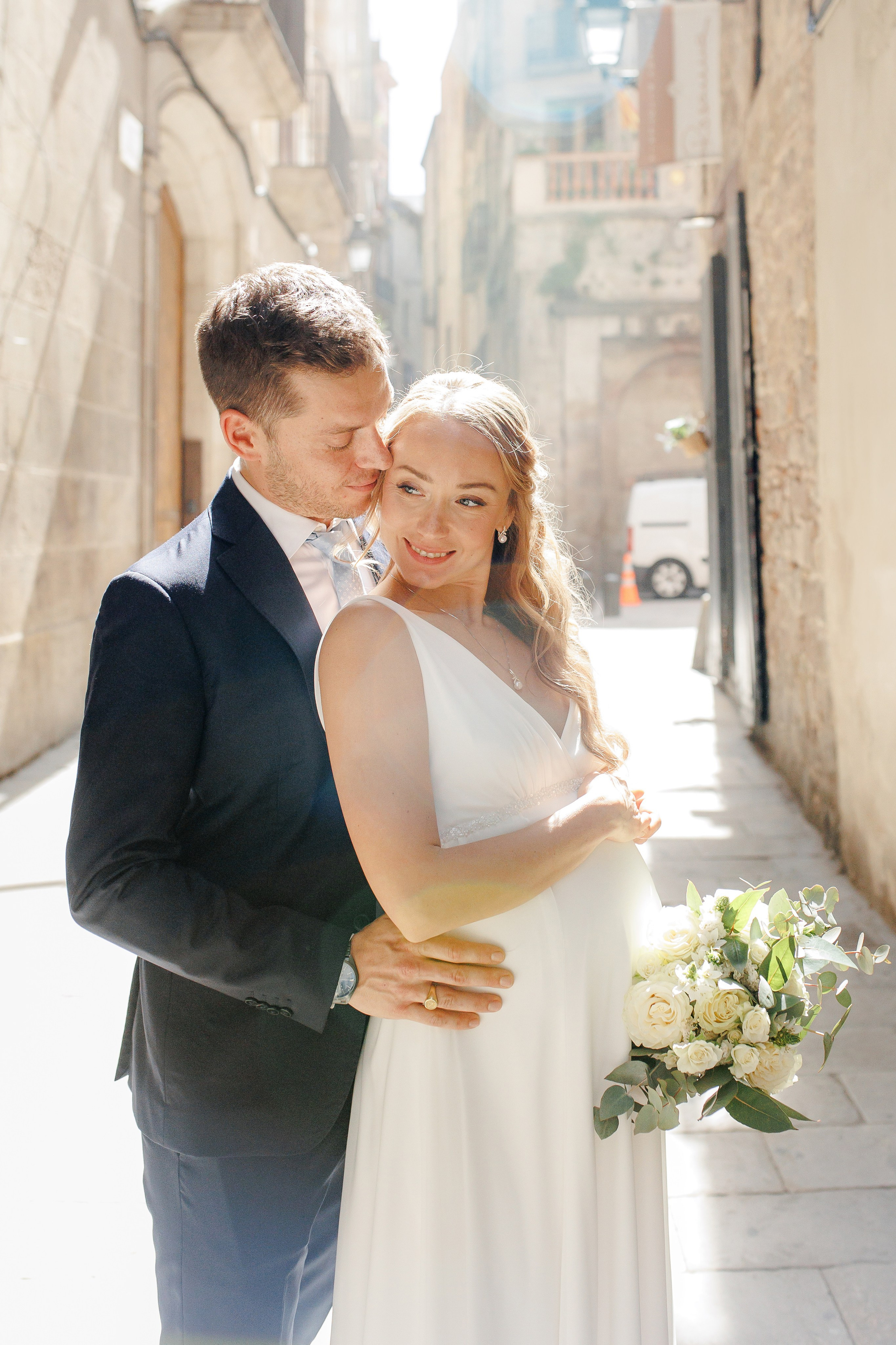 Katy & Tomm, City Wedding. Wedding Photographer in Barcelona Lana Alekhina