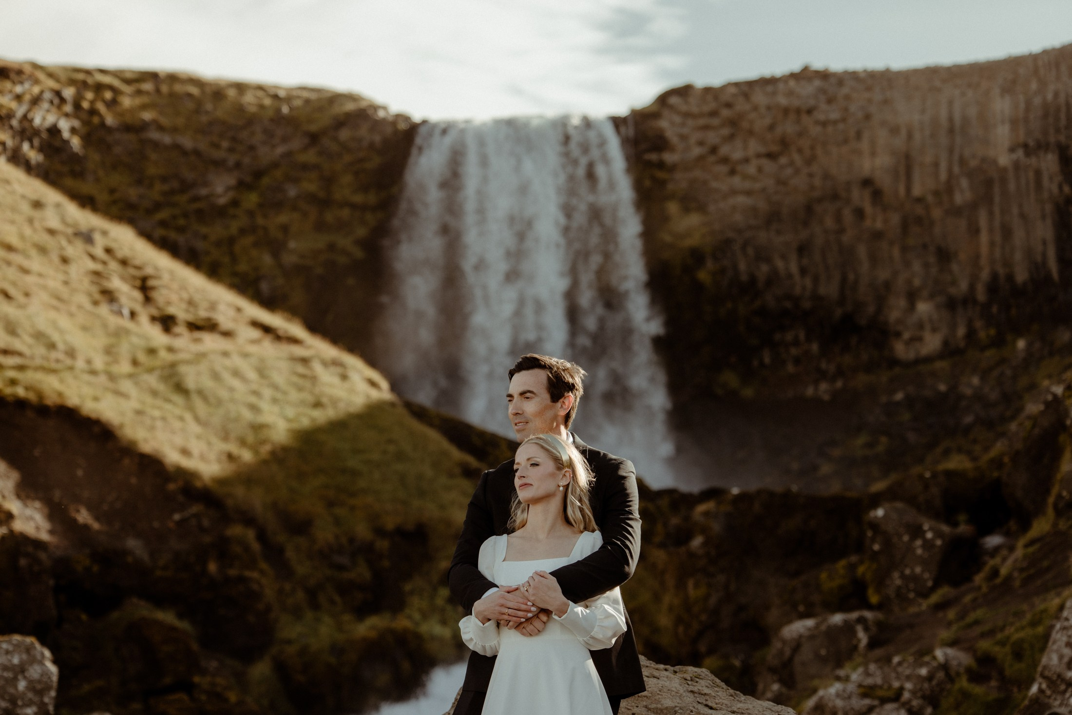 Iceland elopement at Budir Black Church | Snæfellsnes wedding by Iceland elopement photographer & videographer. Iceland elopement photographer & videographer
