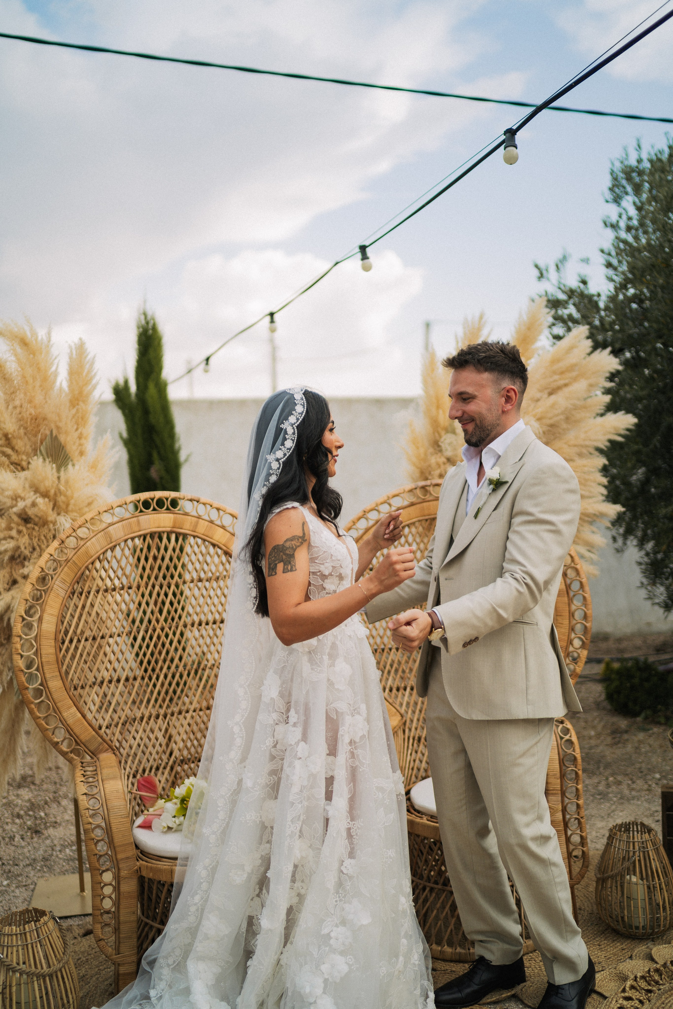 Nerea y Samuel. Christian García