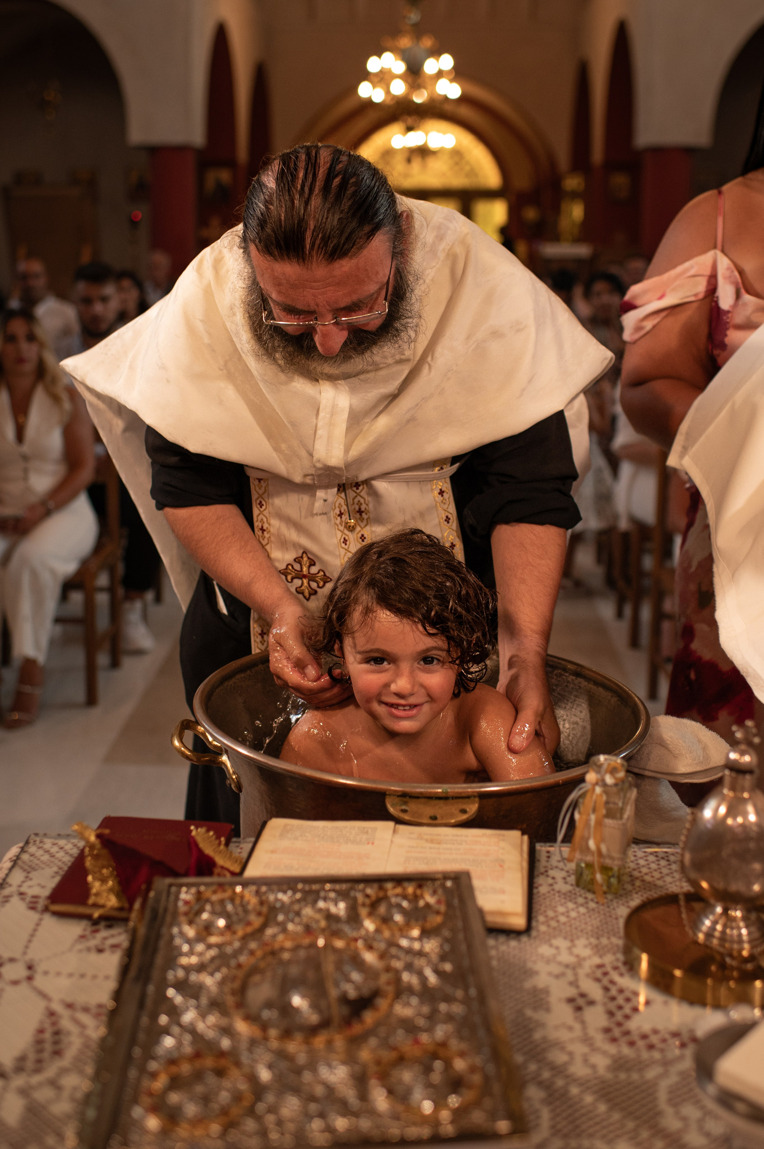 Baptism Antonis. Семейная, детская, портретная и предметная фотосъемка в Салониках