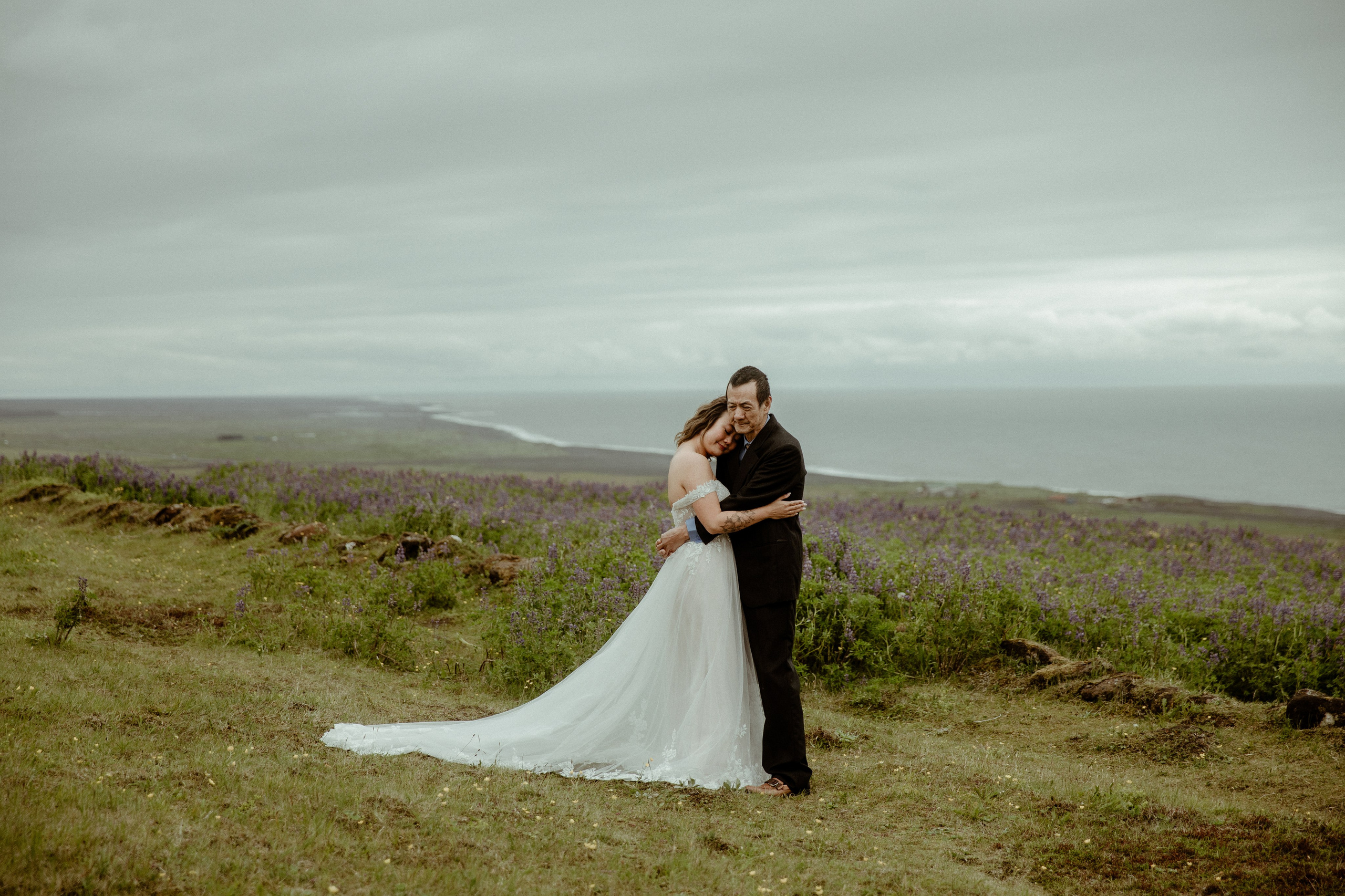 Elopement at Kvernufoss Waterfall. Iceland elopement photo and video | Nikolaichik Photo