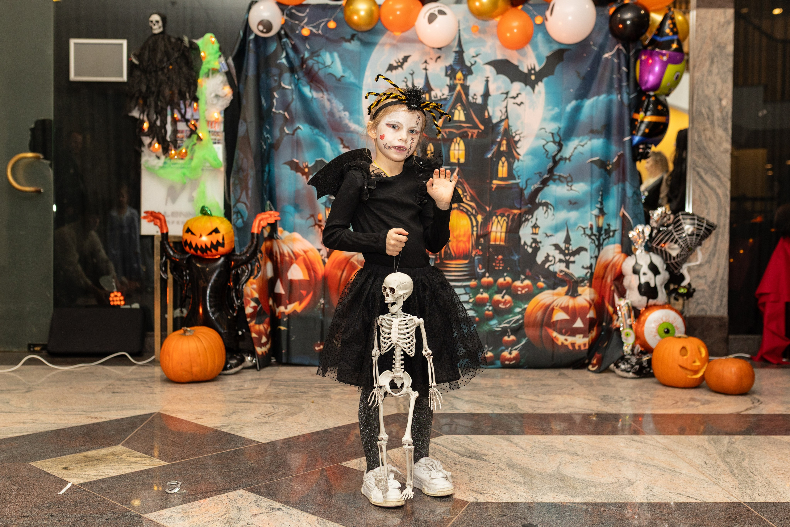 Leo dance studio Helloween 2025. Семейный и детский фотограф в Варшаве Мила Бобровская