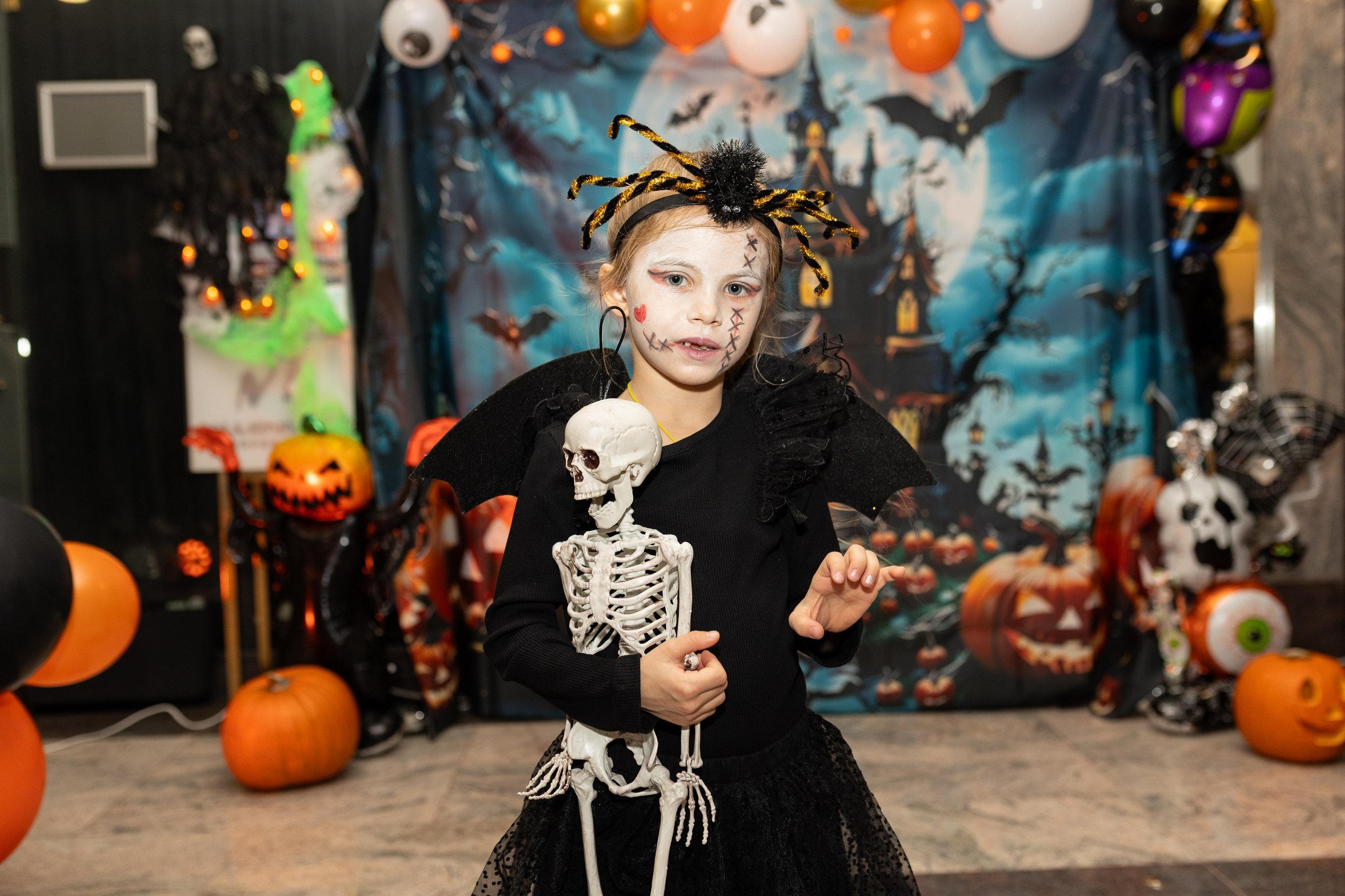 Leo dance studio Helloween 2025. Семейный и детский фотограф в Варшаве Мила Бобровская