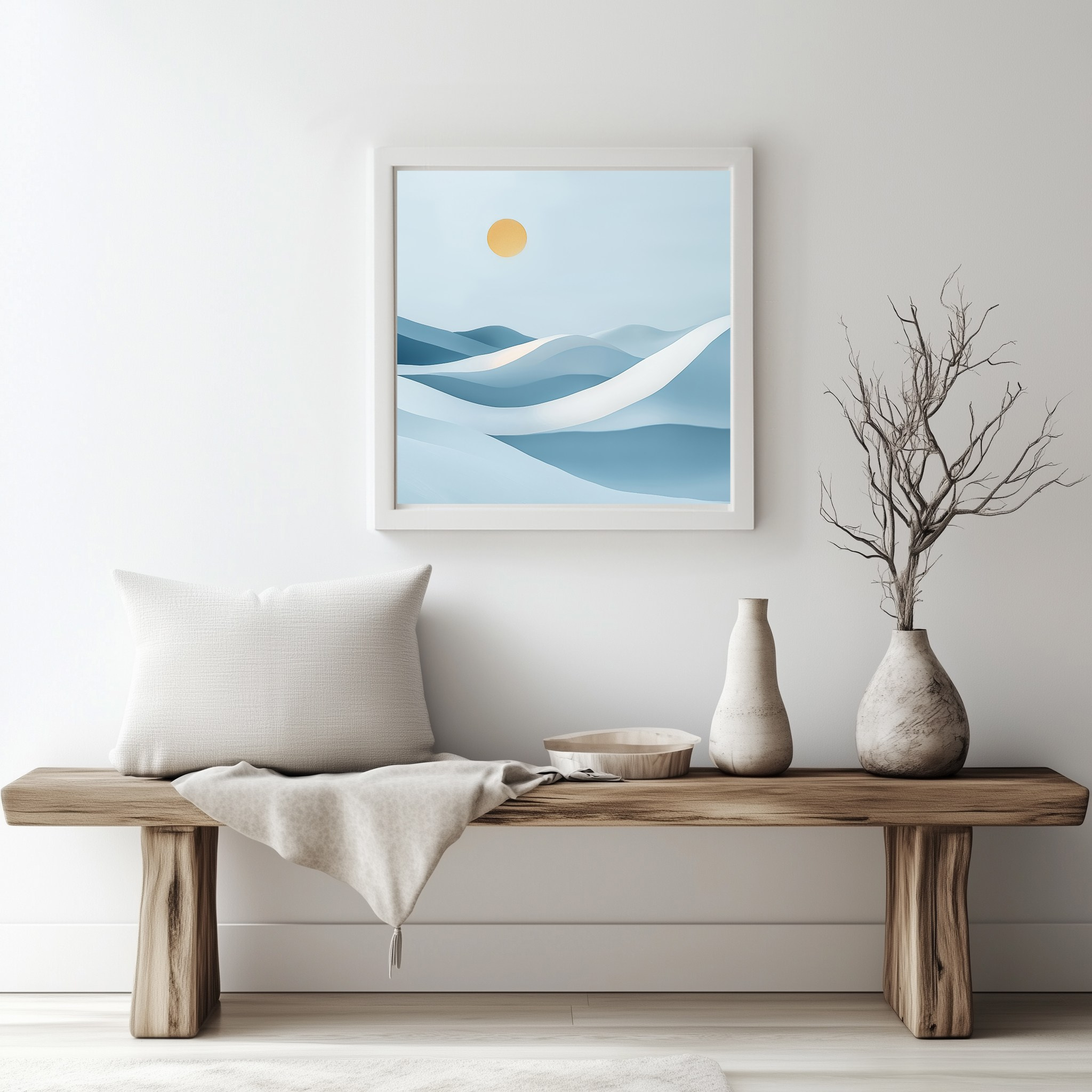 Silent symphony of winter. Lolly Shine. Contemporary digital artist