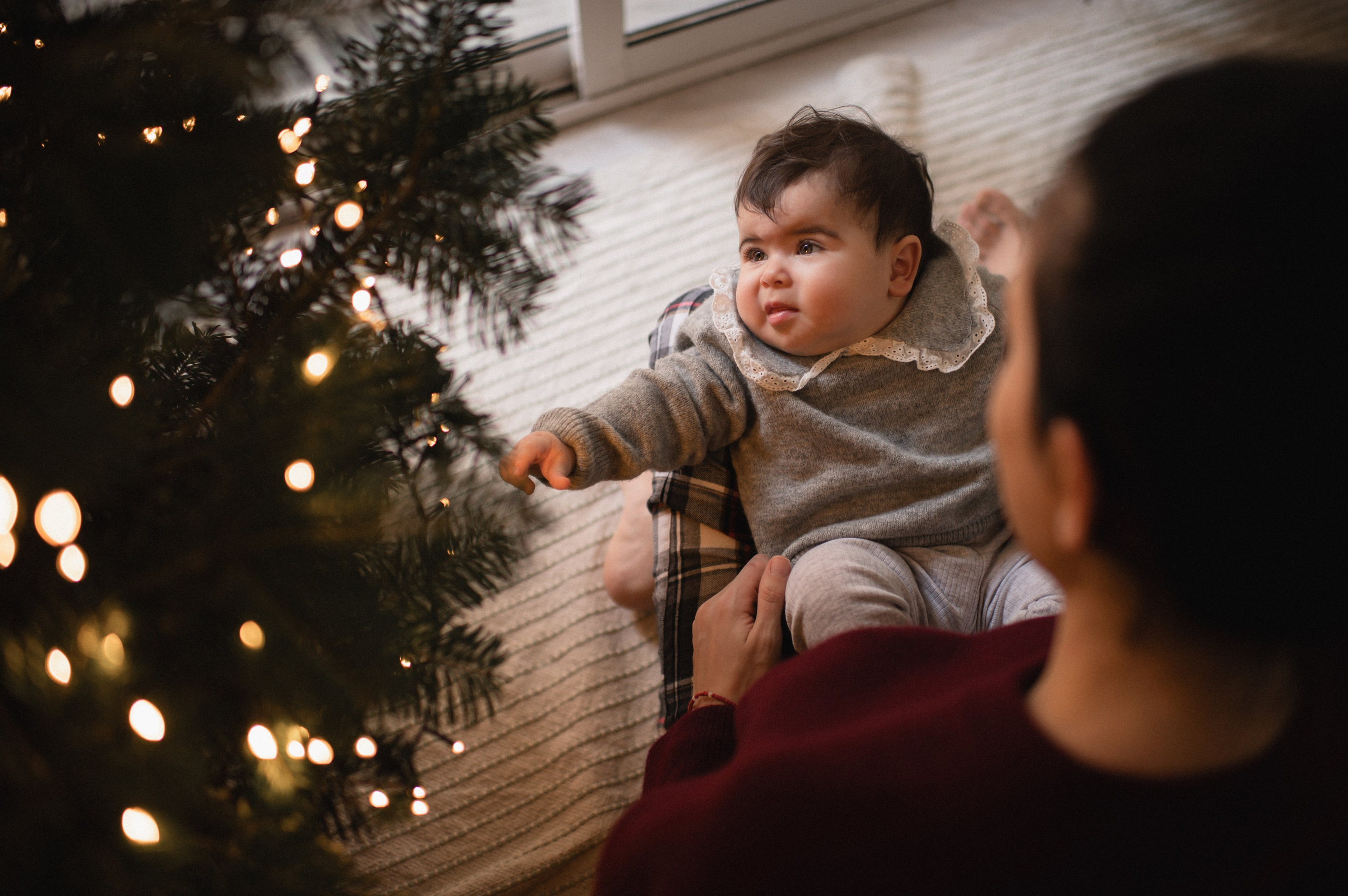 First Christmas. Family, children, portrait, and event photography in Thessaloniki