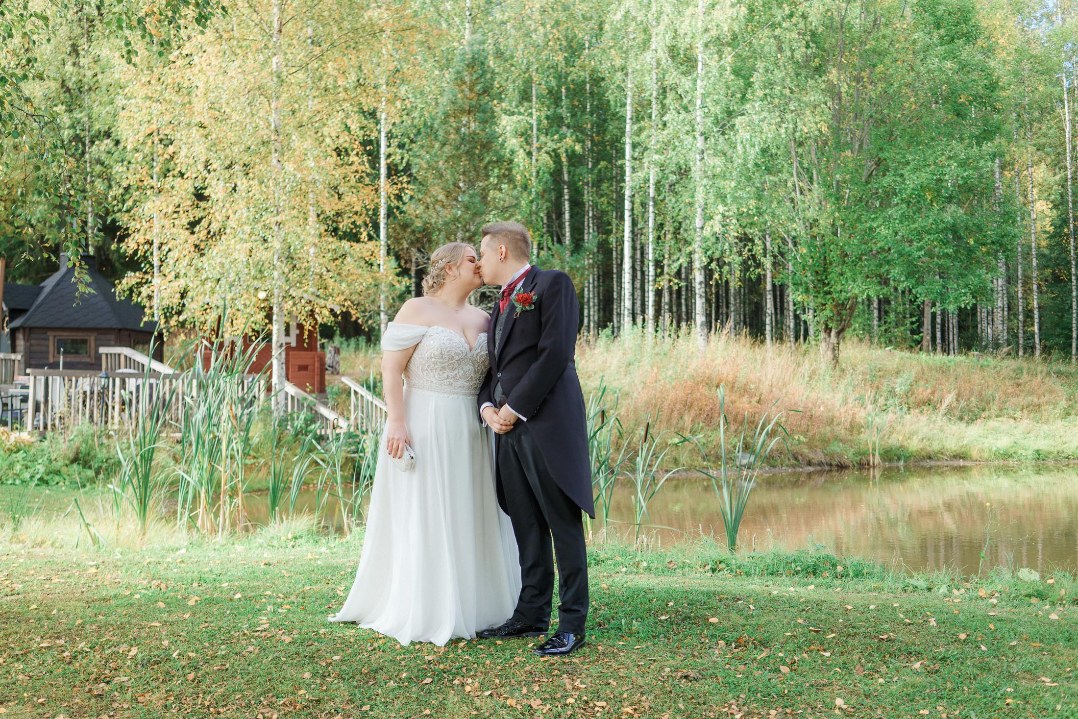 Sarah&Teemu, Hääkuvaus Kytäjän juhlatila, Hyvinkää