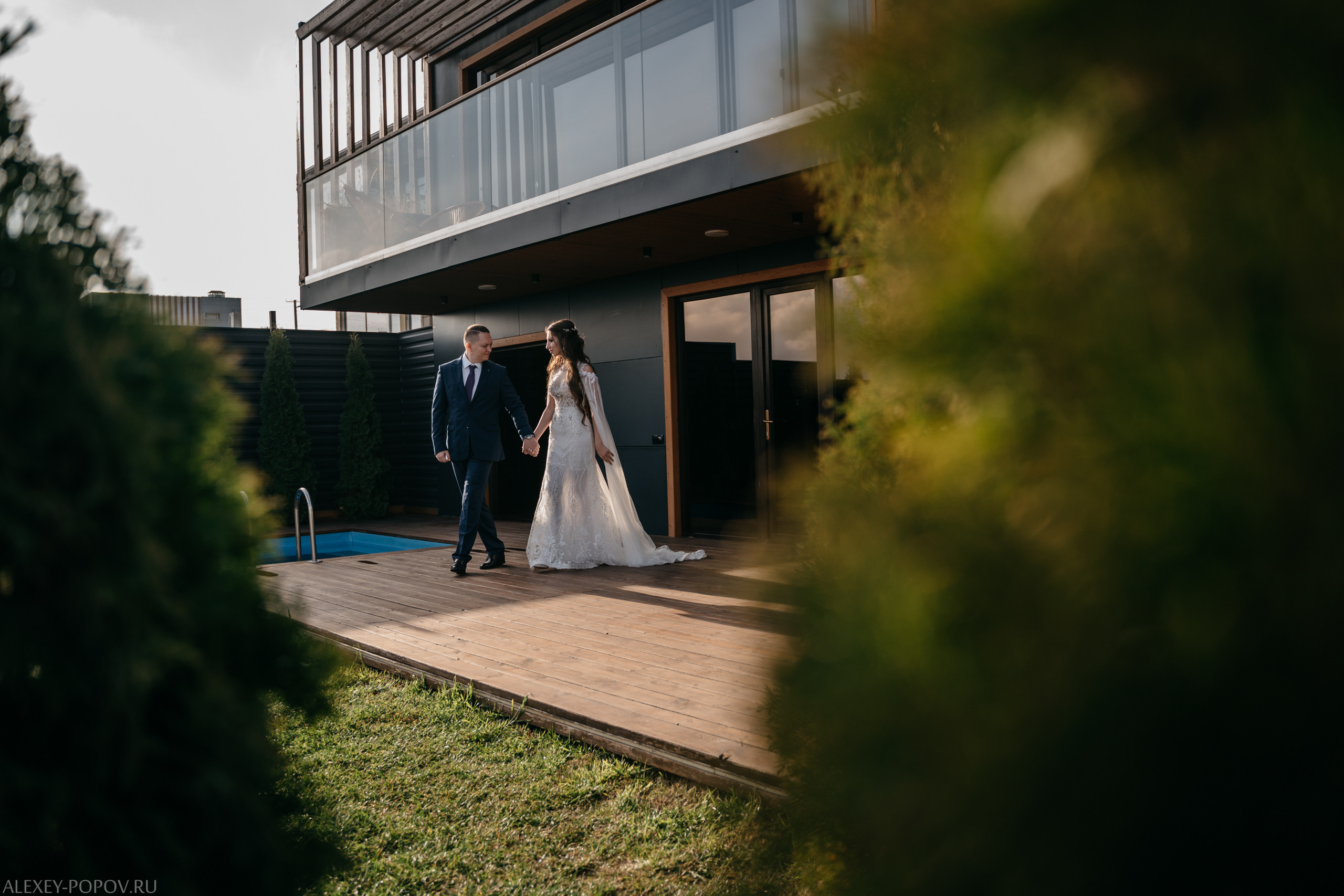 Wedding on Villa. Hochzeitsfotograf, Familienfotograf Stuttgart, Deutschland. Alex Popov