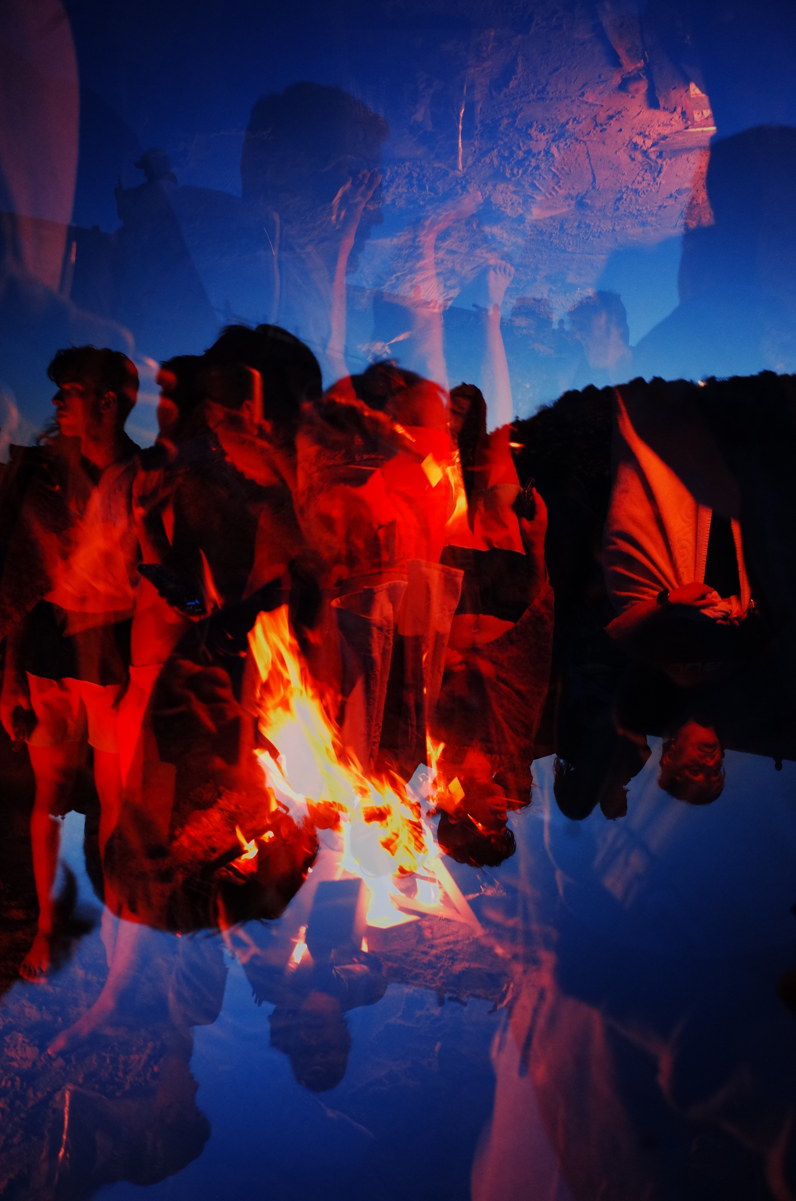 Full Moon Fire. Victoria Dini. Art photography in London / Folkestone, UK