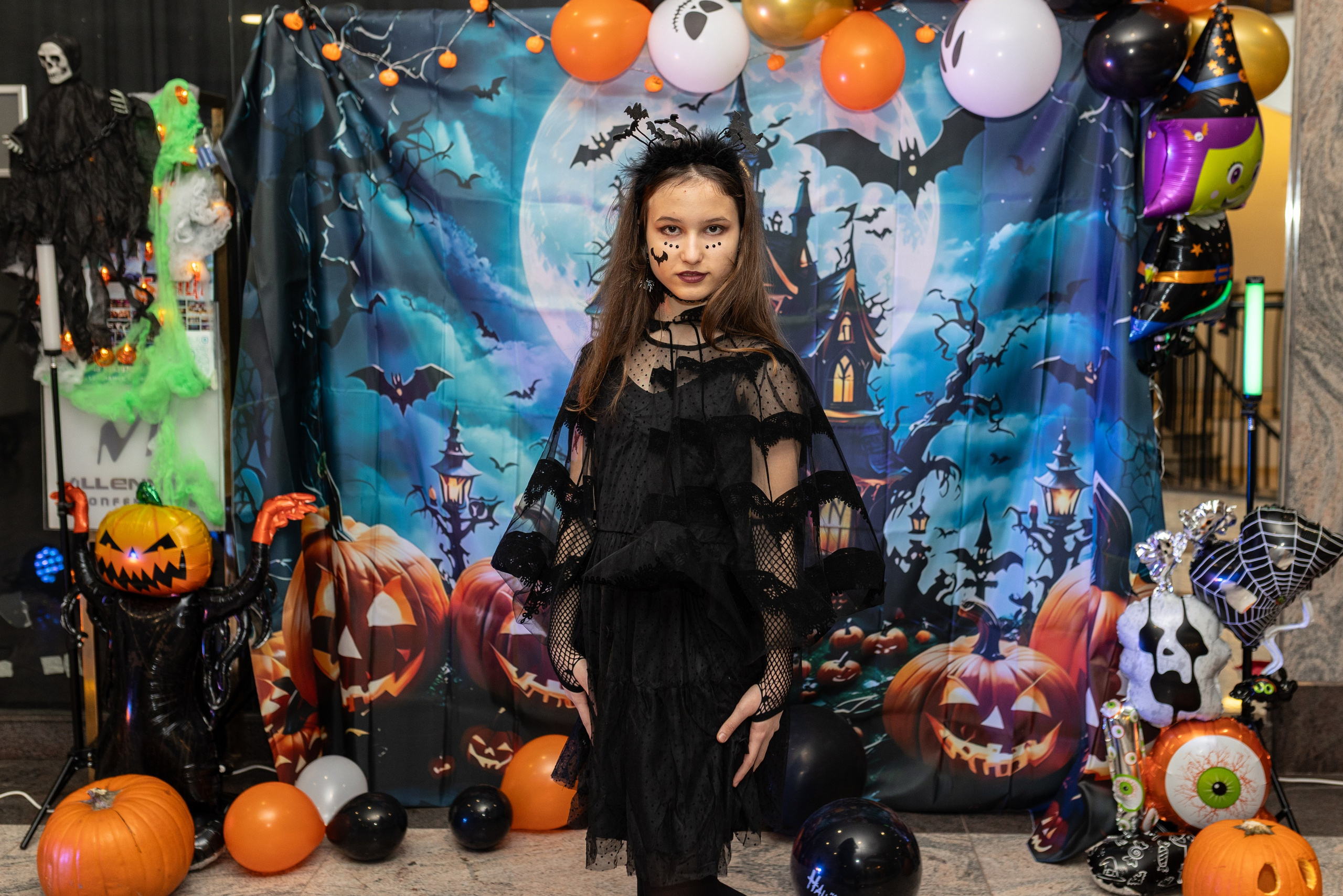Leo dance studio Helloween 2025. Семейный и детский фотограф в Варшаве Мила Бобровская