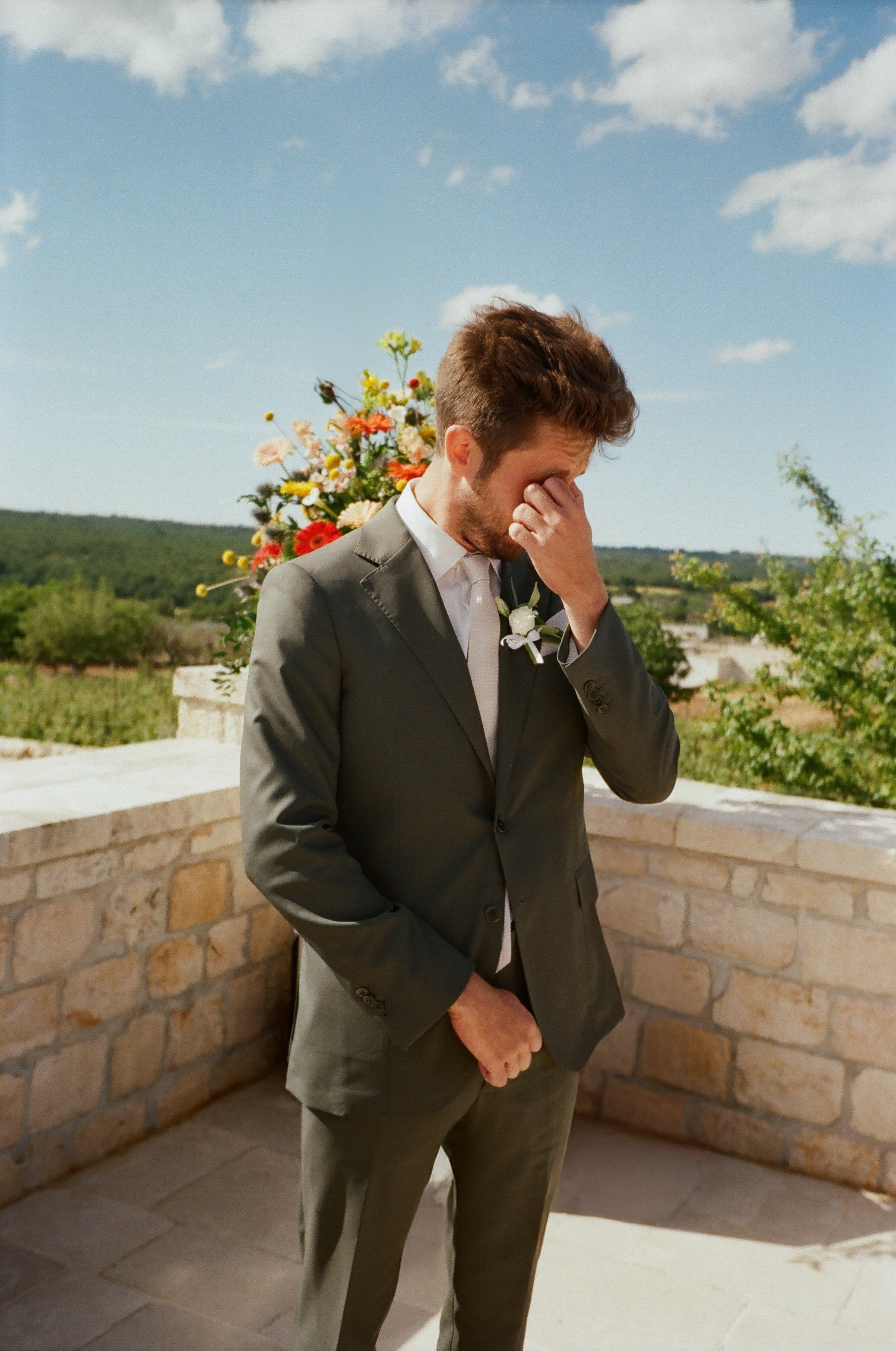 Stephanie & Christian film photos. Wedding photographer Italy