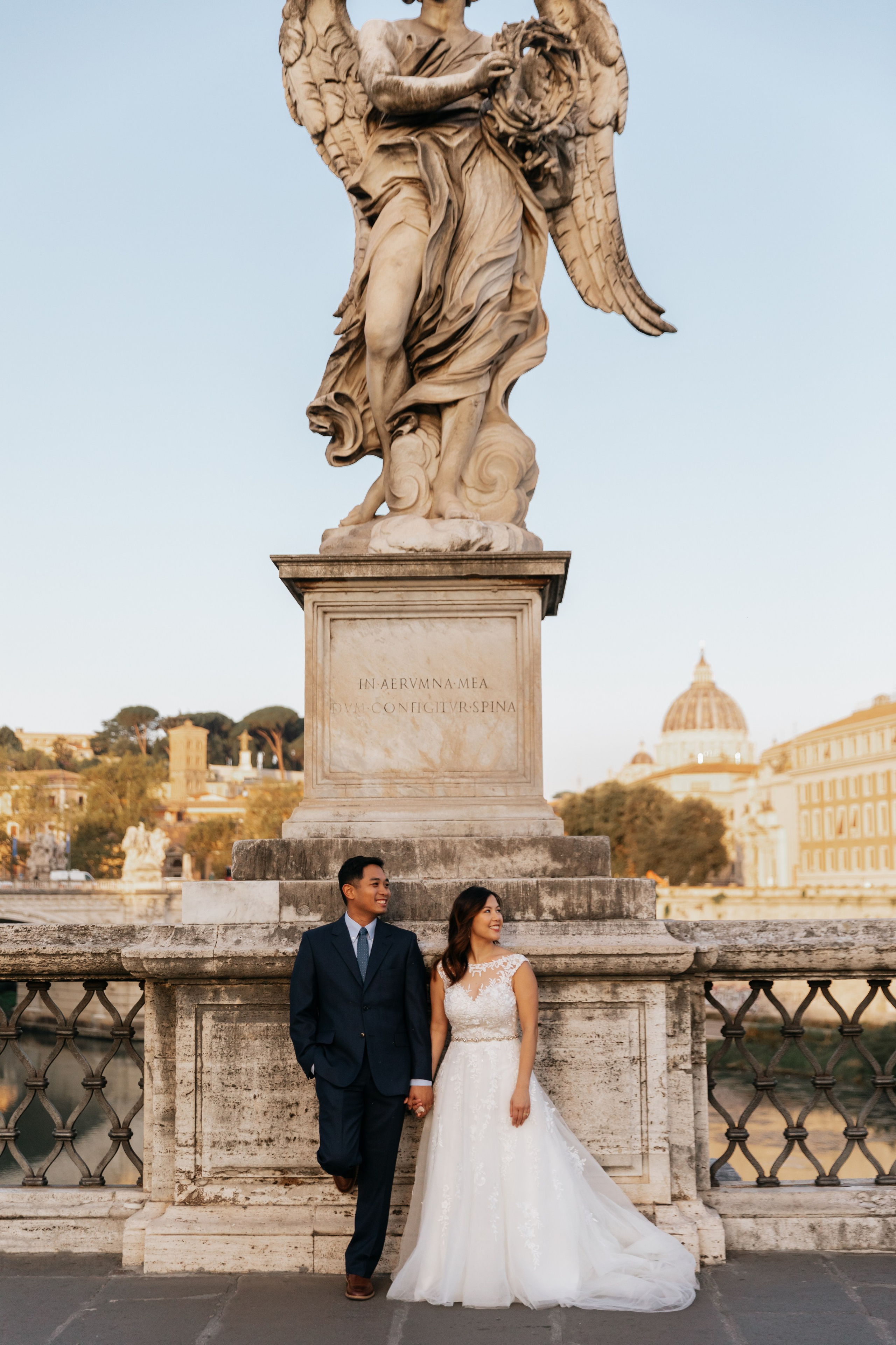 Elopement photoshoot in Rome. Photographer in Rome