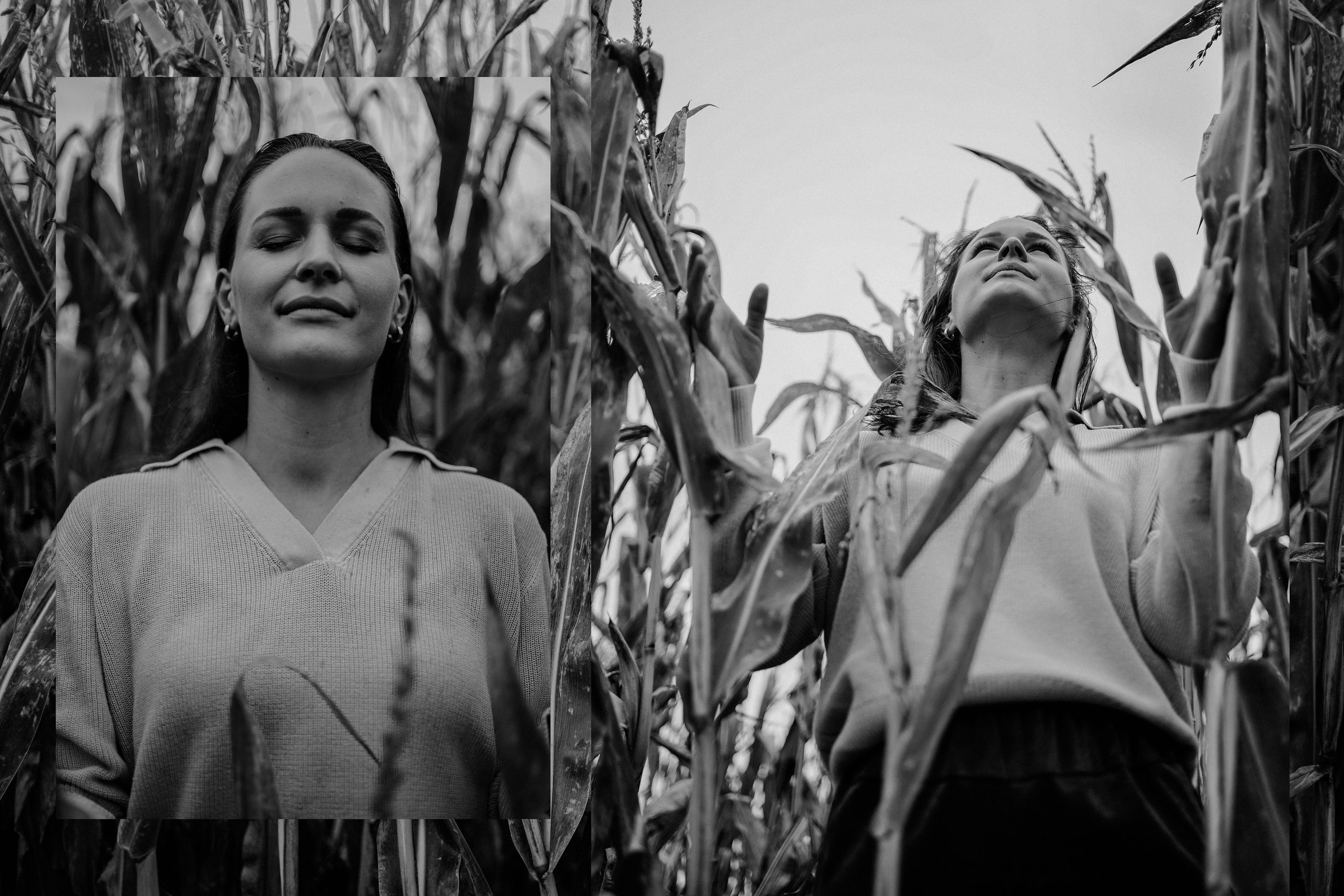 “In tall grass”. Editorial for https://preri.com/. Julia Pelikánová | Portrait and content photographer in Prague