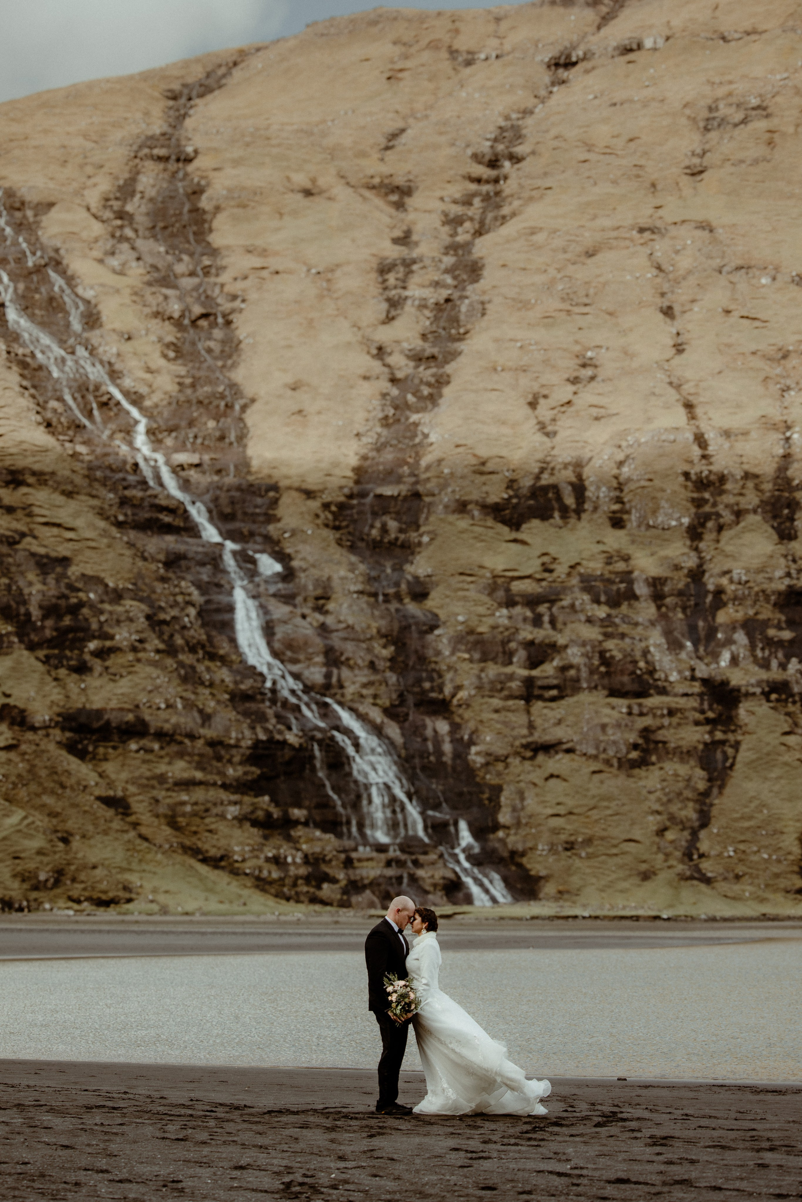 Elope at Faroe islands to celebrate 10 years anniversary. Iceland elopement photo and video | Nikolaichik Photo