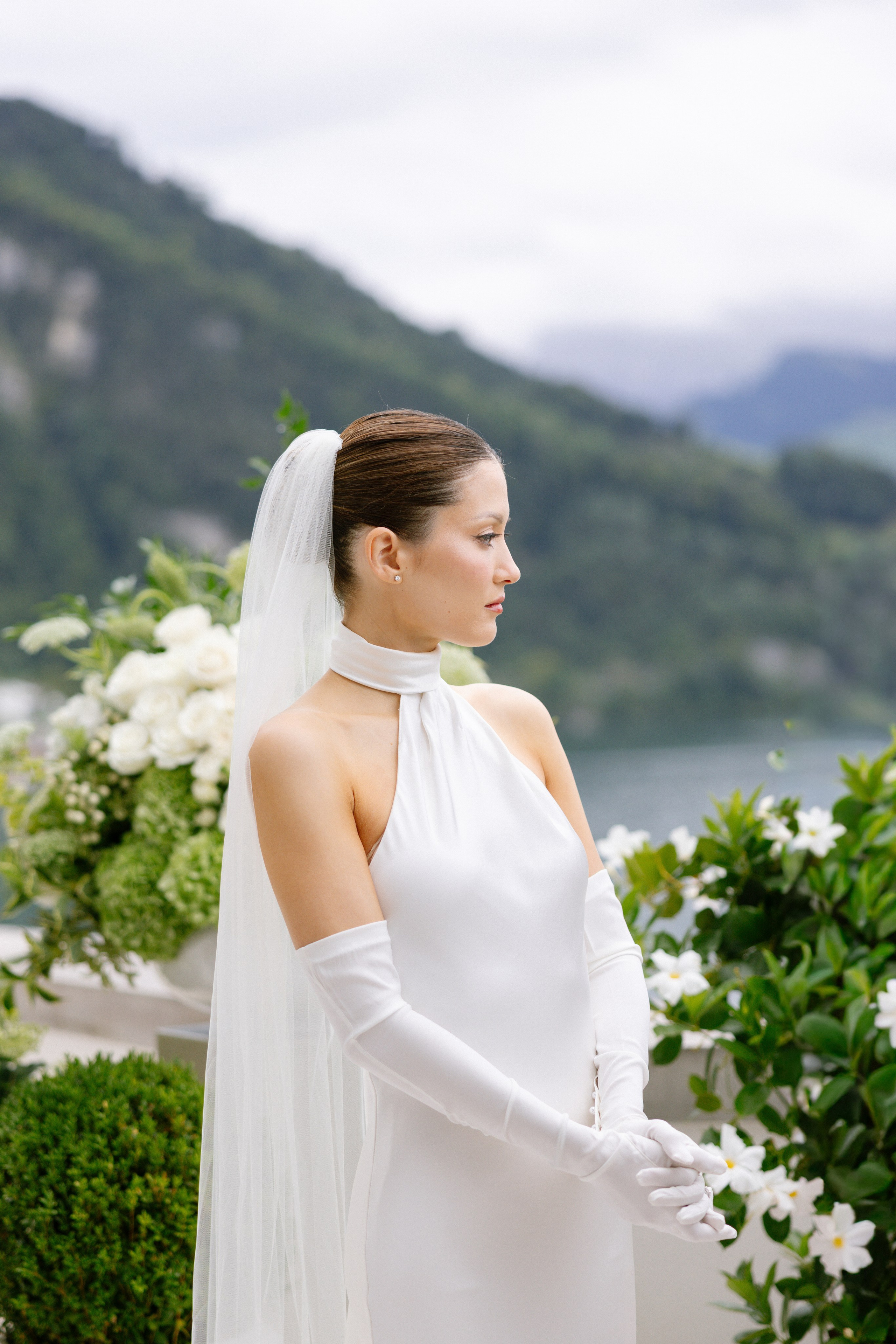 Intimate wedding at Parkhotel Vitznau on Lake Lucerne. Wedding and Family Photographer Switzerland and Italy. Valeria Diaz