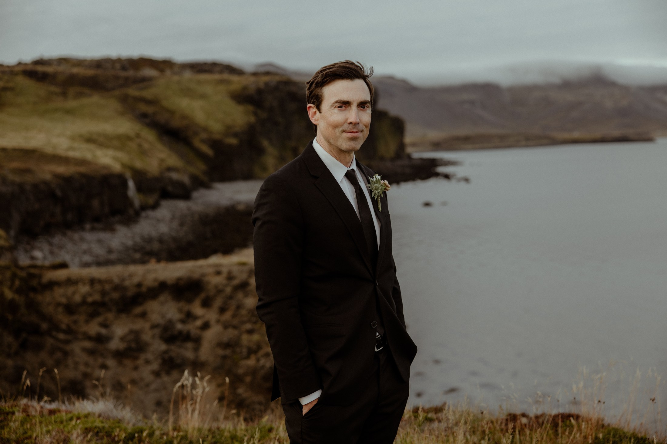 Iceland elopement at Budir Black Church | Snæfellsnes wedding by Iceland elopement photographer & videographer. Iceland elopement photographer & videographer