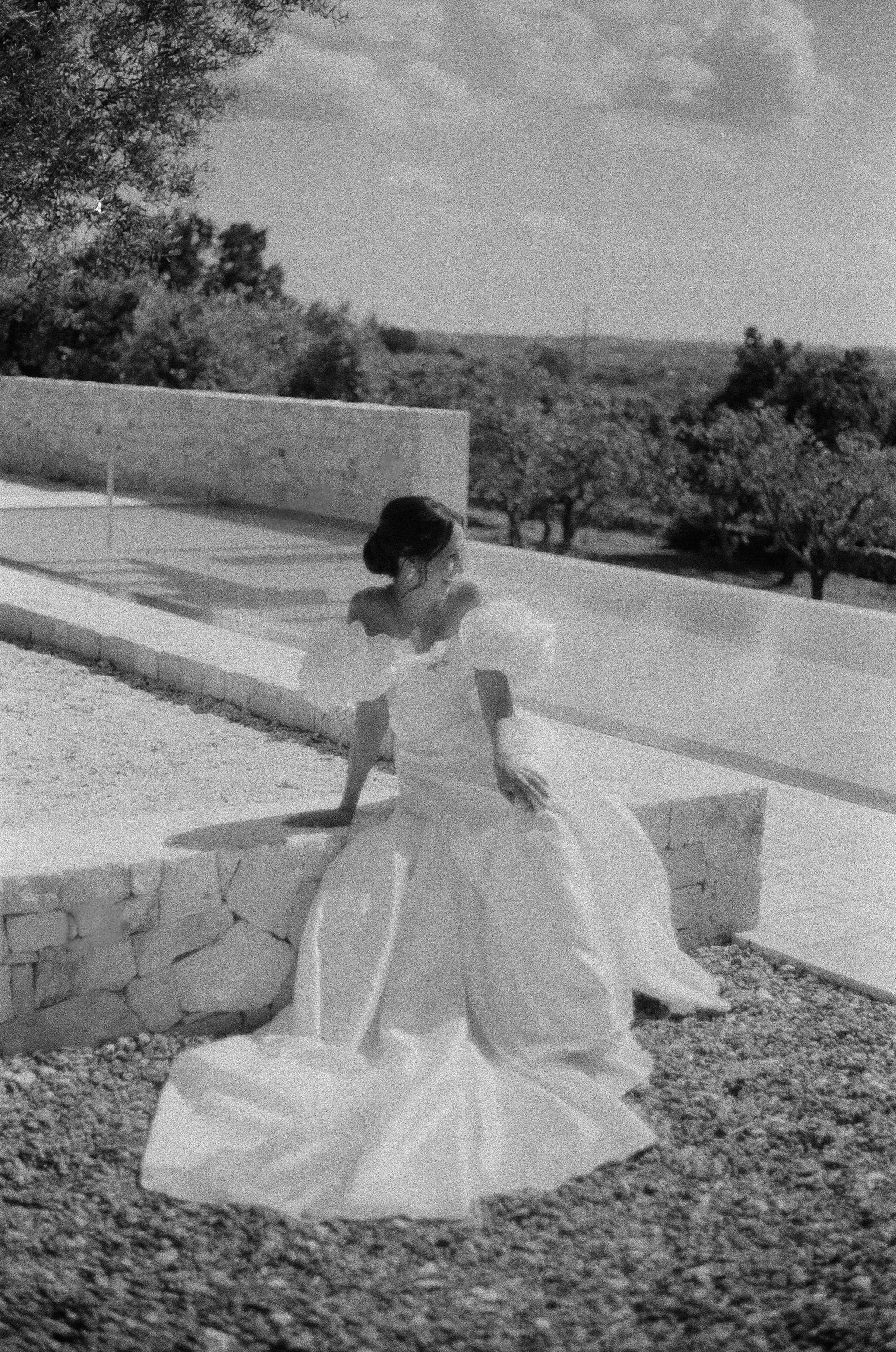 Stephanie & Christian film photos. Wedding photographer Italy