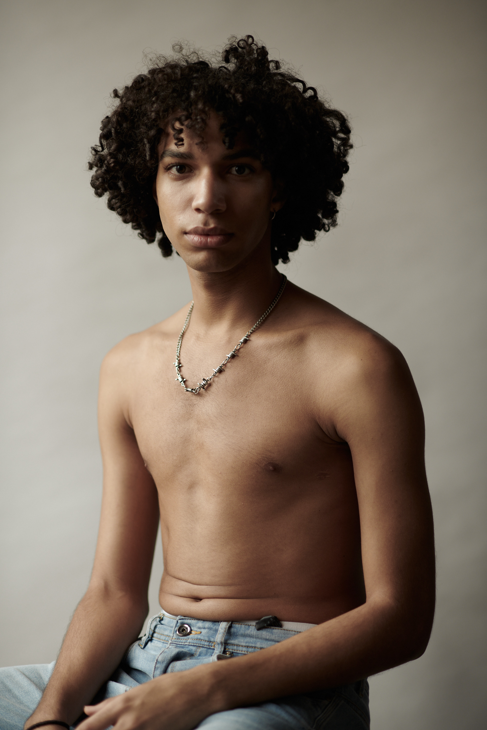 Portret foto van een jongeman