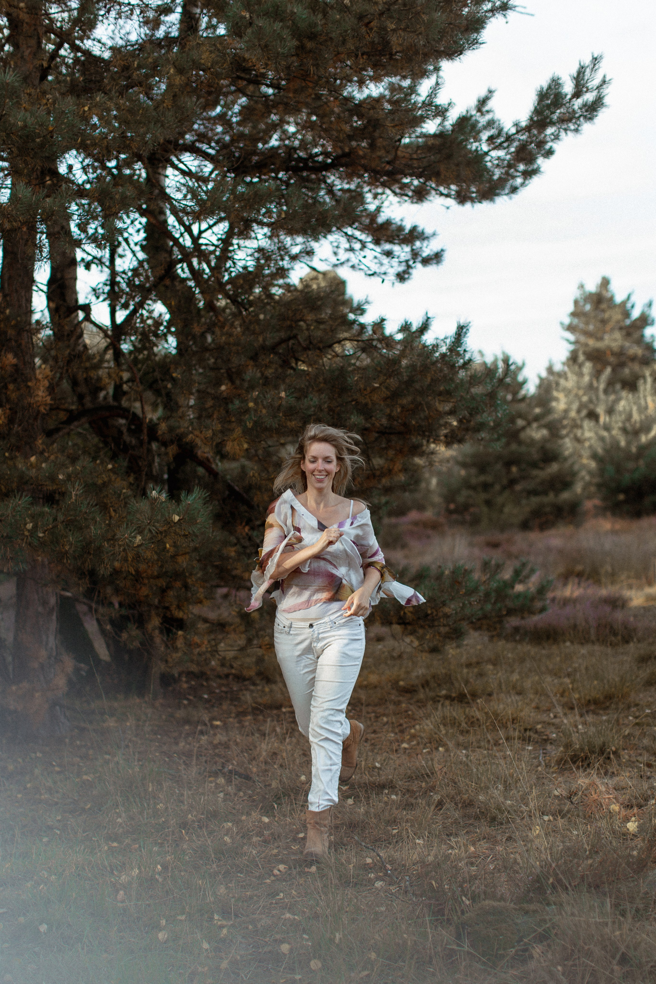 Paula. Walk in Strabrechtse Heide. True self