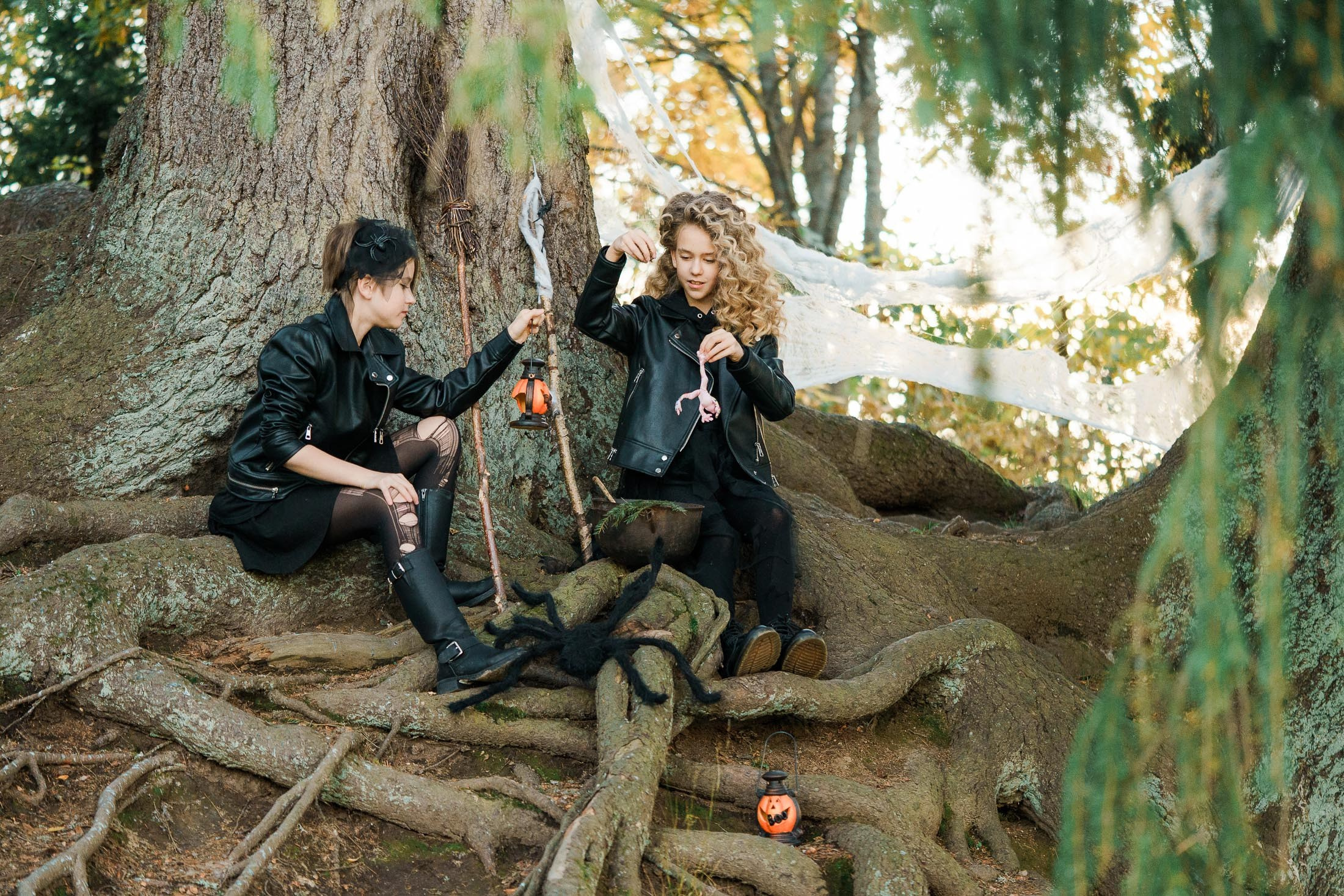 Halloween aiheinen lapsikuvaus