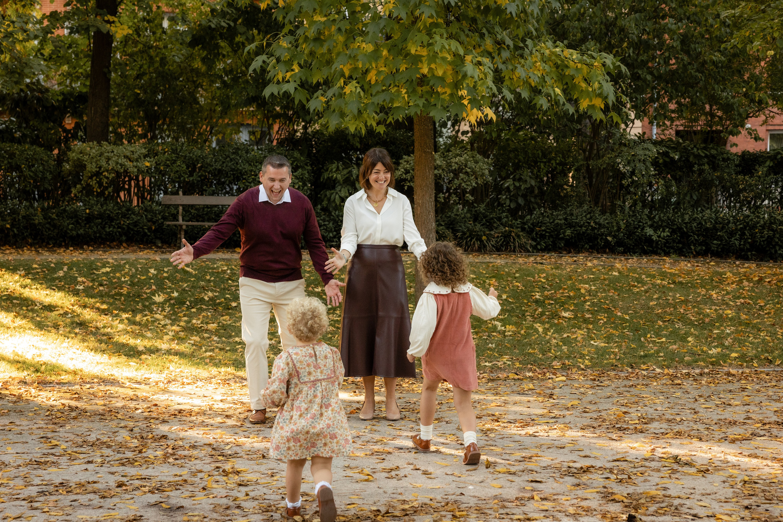 Autumn Family photoshoot in Toulouse. Jardin des Plantes. Евгения Смирнова — фотограф в Тулузе и юго-западной Франции