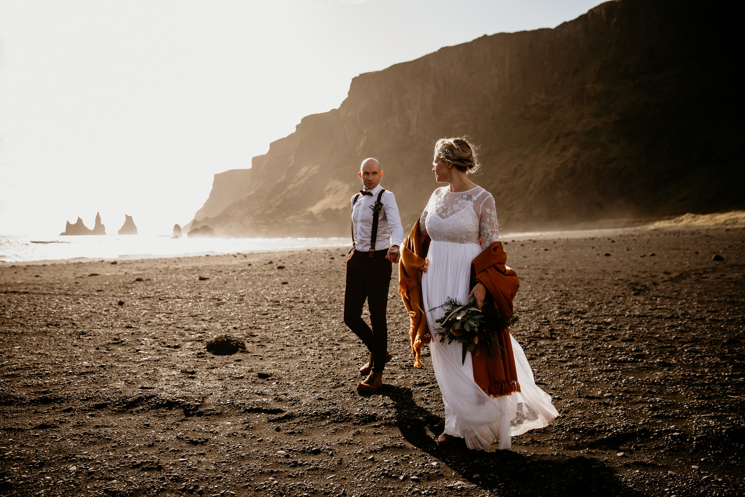 Covid Elopement in South Iceland. Iceland elopement photo and video | Nikolaichik Photo