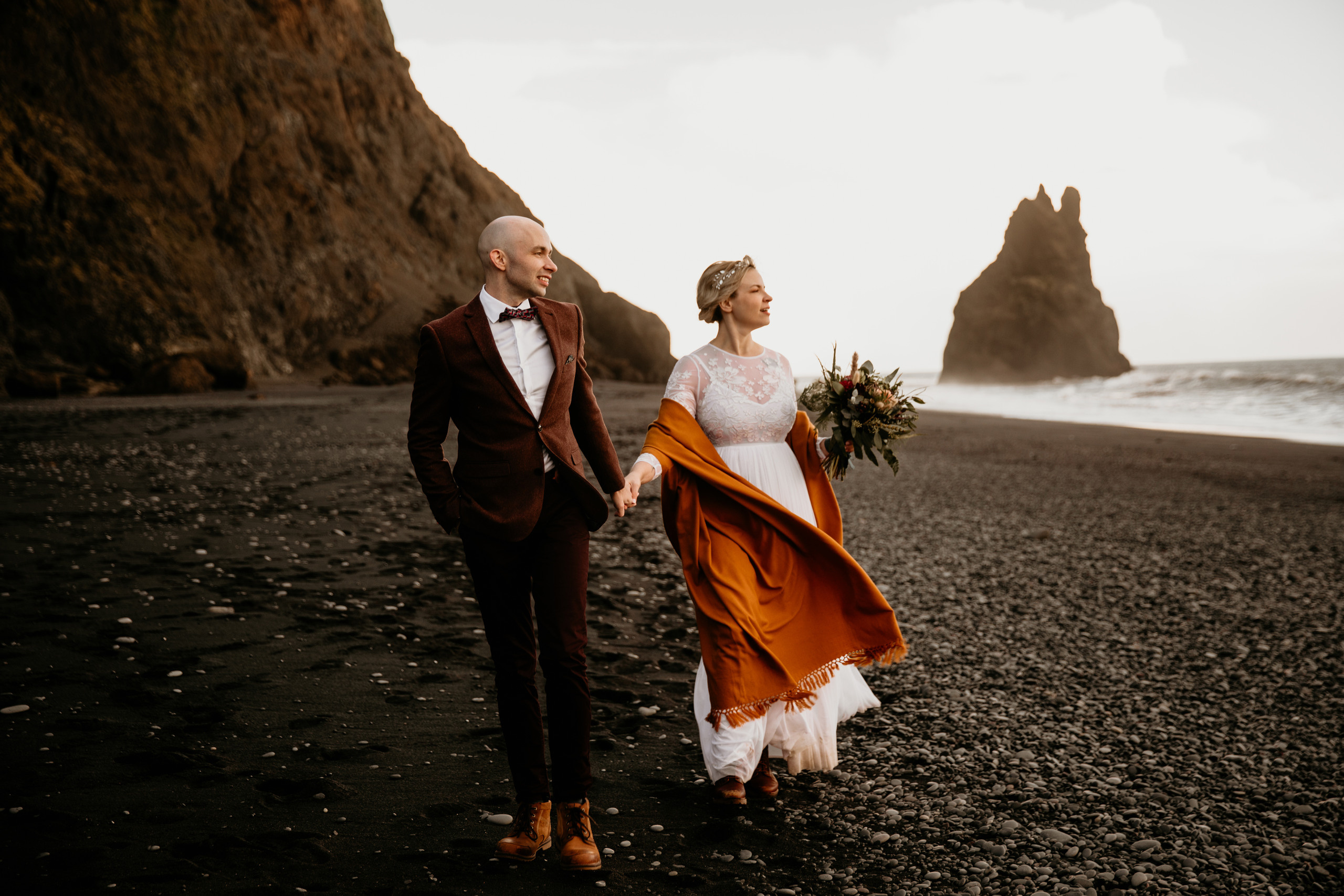 Covid Elopement in South Iceland. Iceland elopement photo and video | Nikolaichik Photo