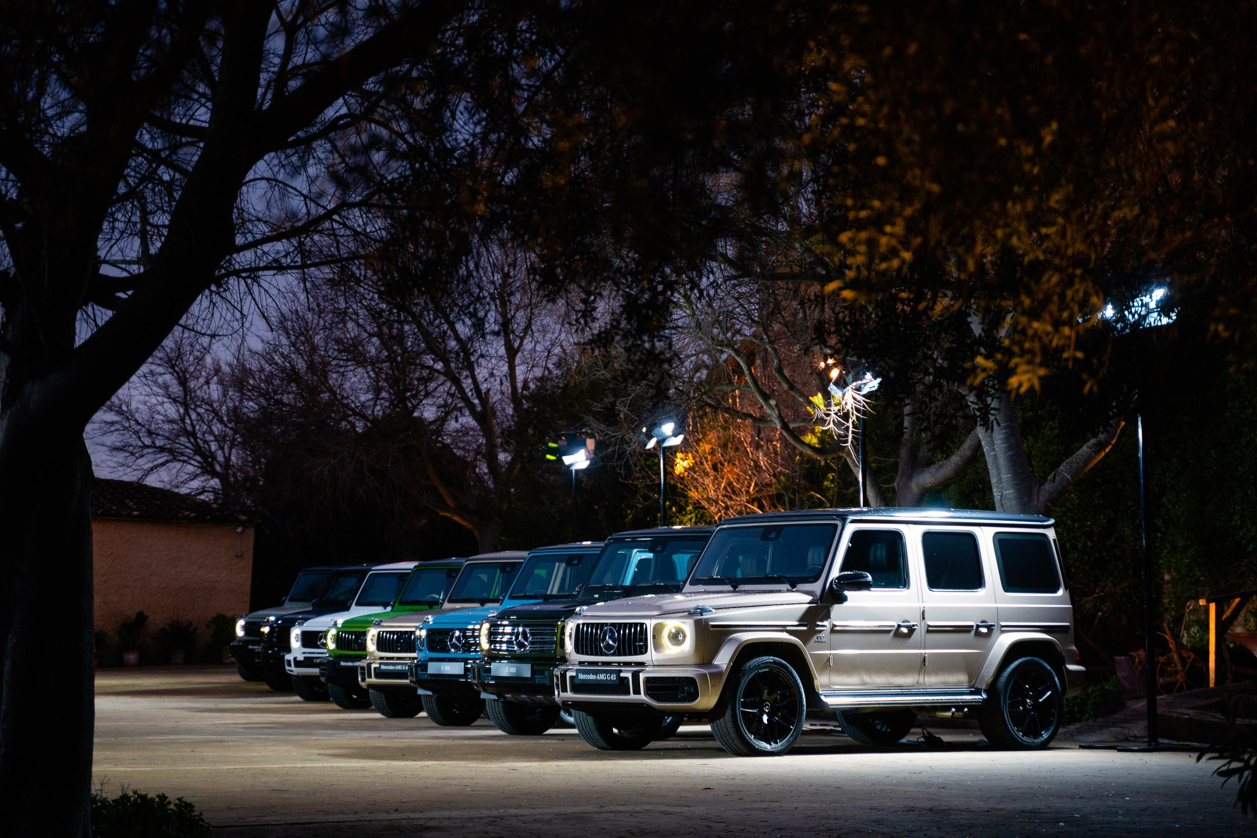 Mercedes G Class at Finca Son Termes for Worlwide Car Presentation in Mallorca