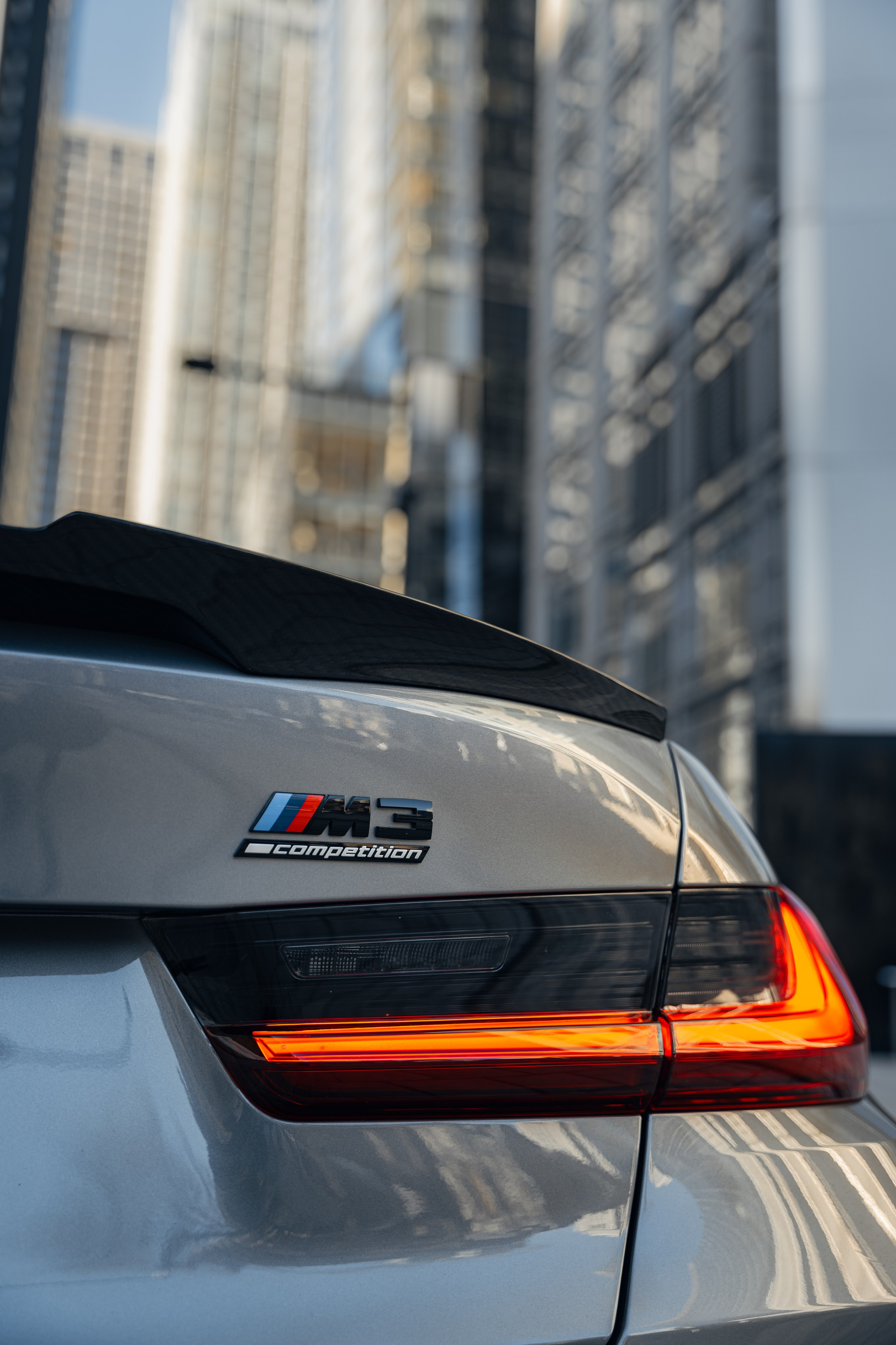 BMW M3 G80 Downtown Montreal. Photographe de voitures à Paris — Vitalii Motruk