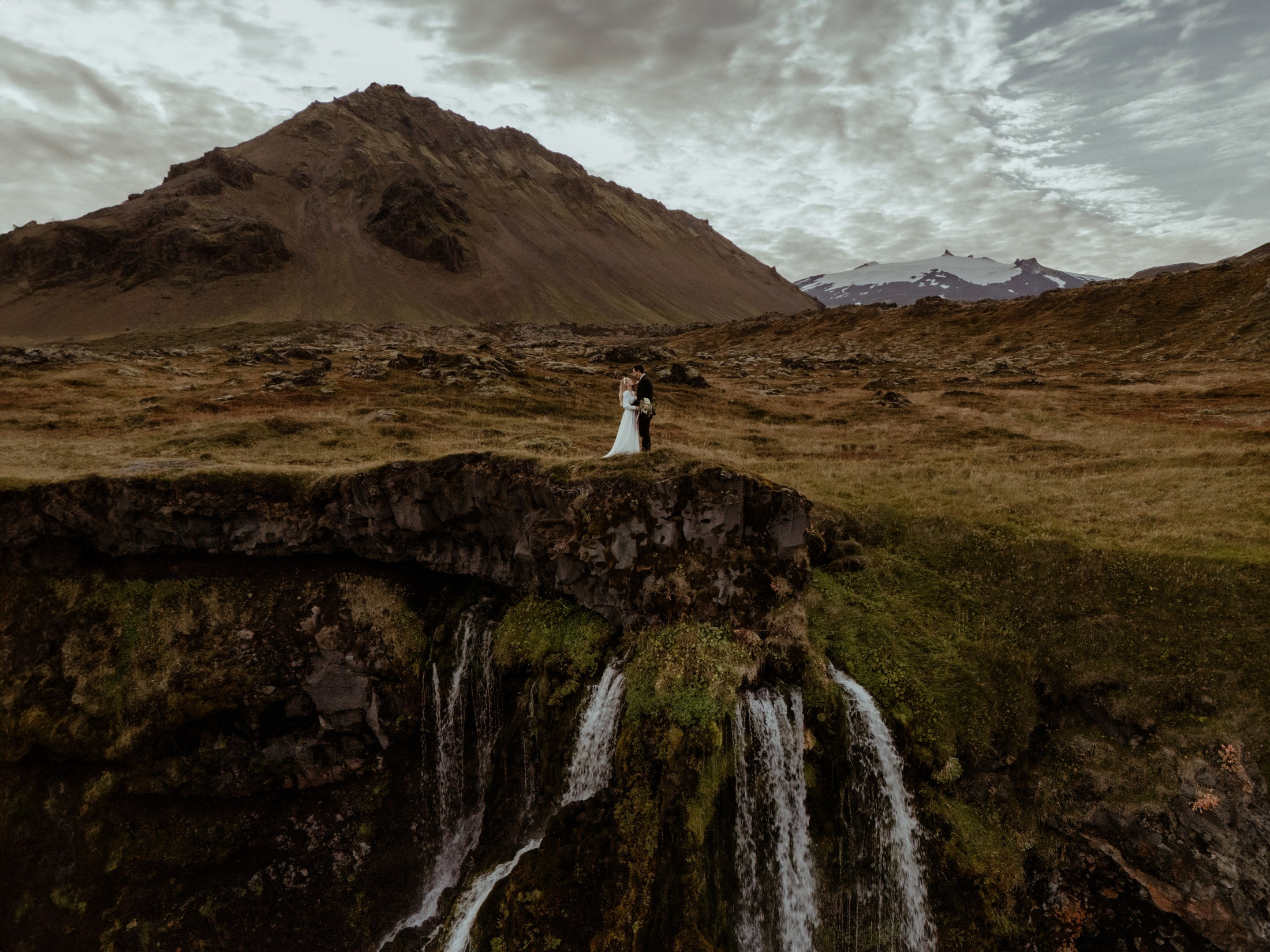 Iceland elopement at Budir Black Church | Snæfellsnes wedding by Iceland elopement photographer & videographer. Iceland elopement photographer & videographer