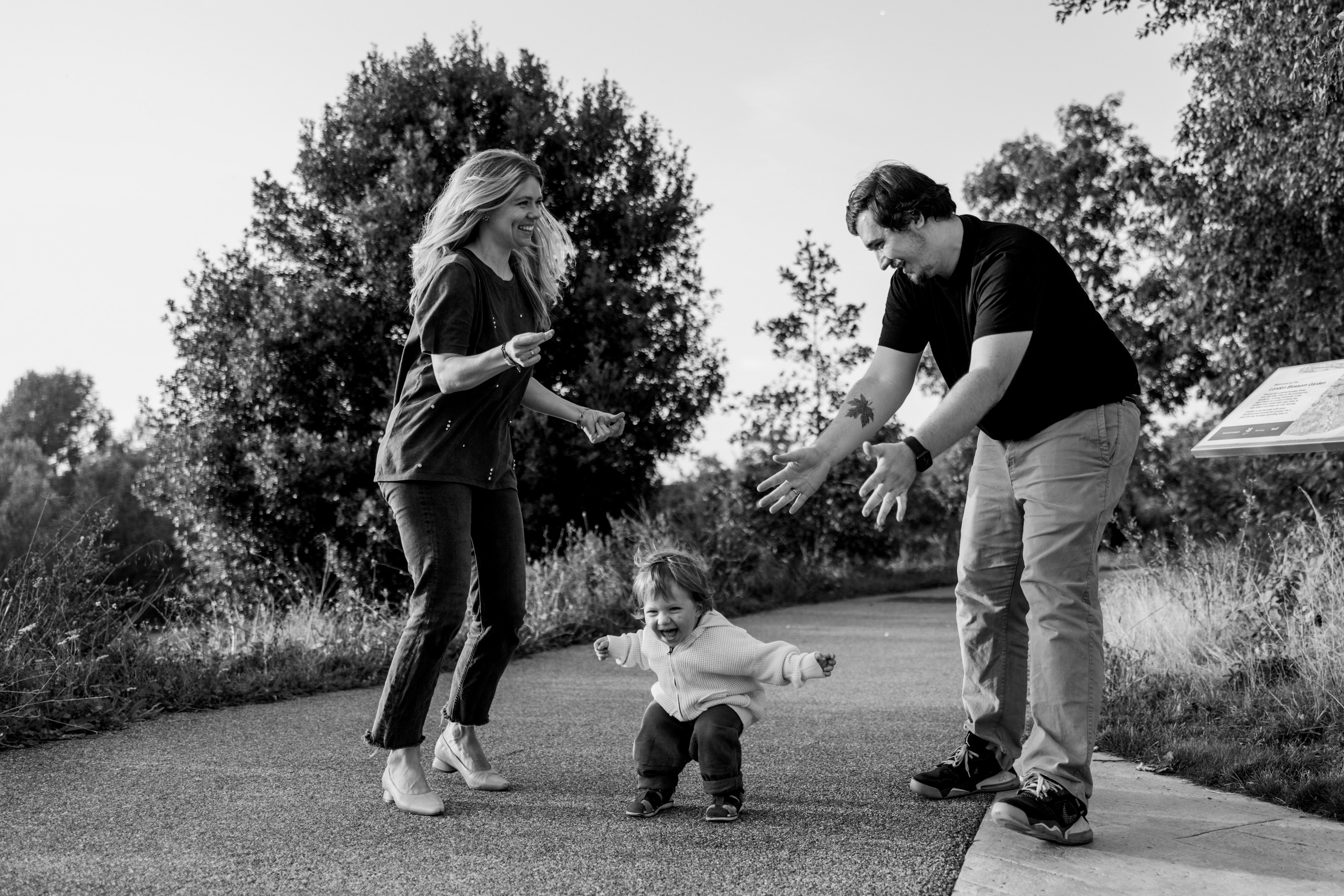 Maksim with parents (Queen Elizabeth Olympic park). Anastasia Klink, Photographer in London