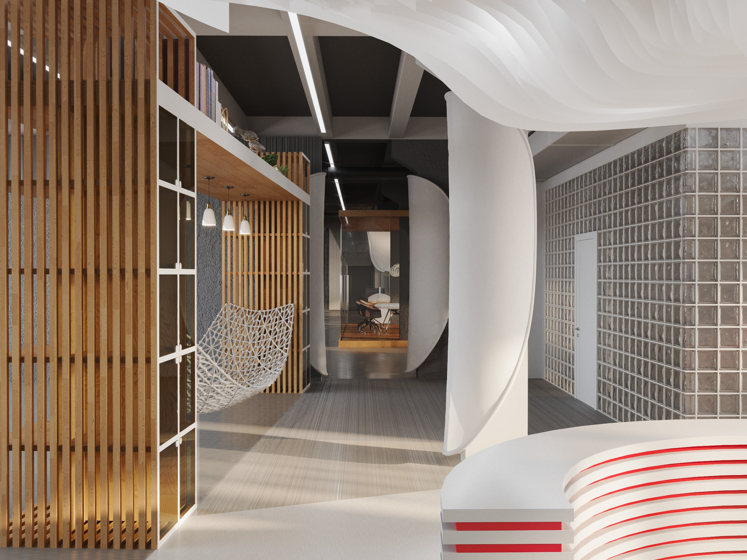 Public spaces. Interior design by Yuliya Shpeter