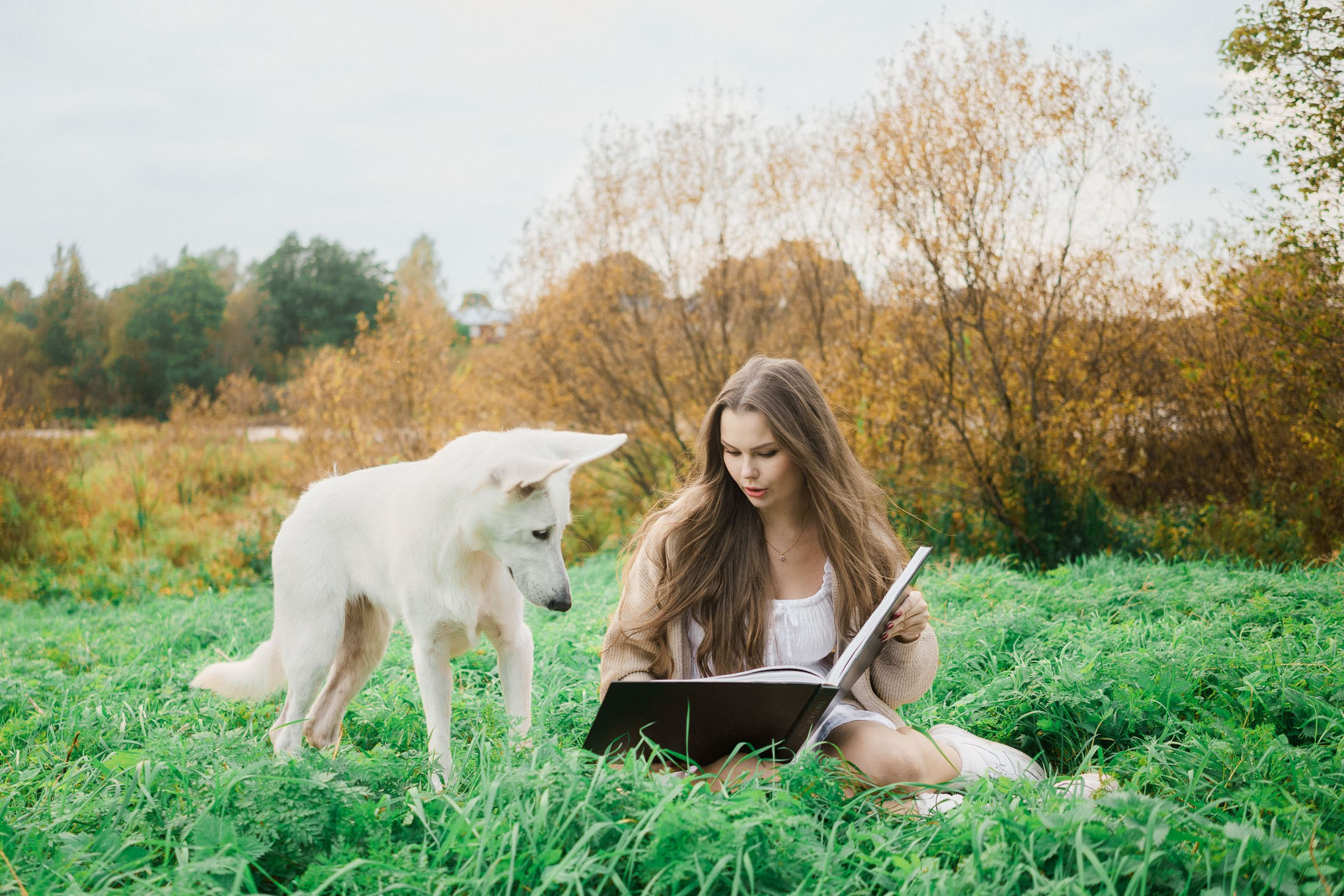 Syksyinen kuvaus rakkaan lemmikin kanssa