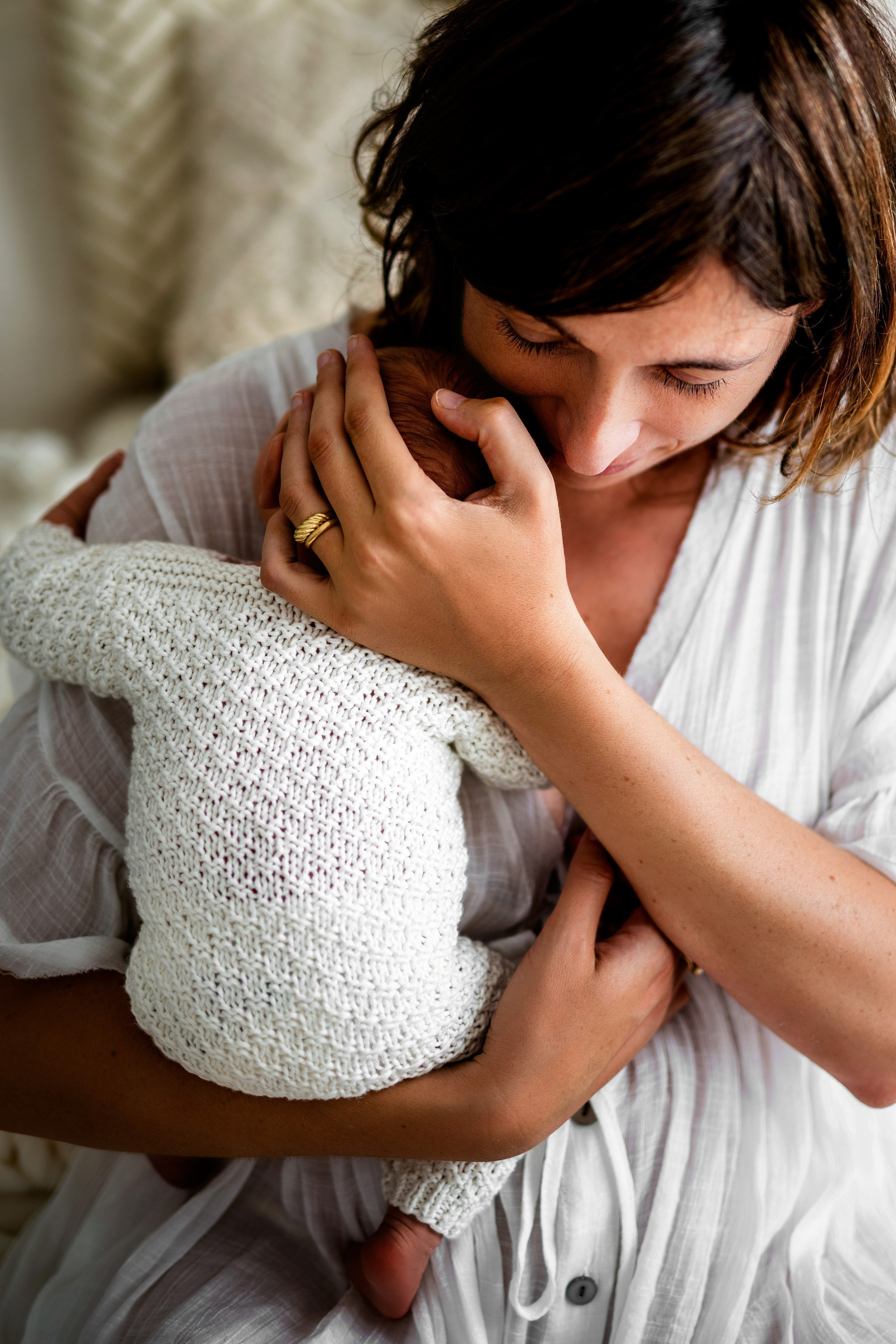 Newborn. Svitlana Miahka fotografa a Genova