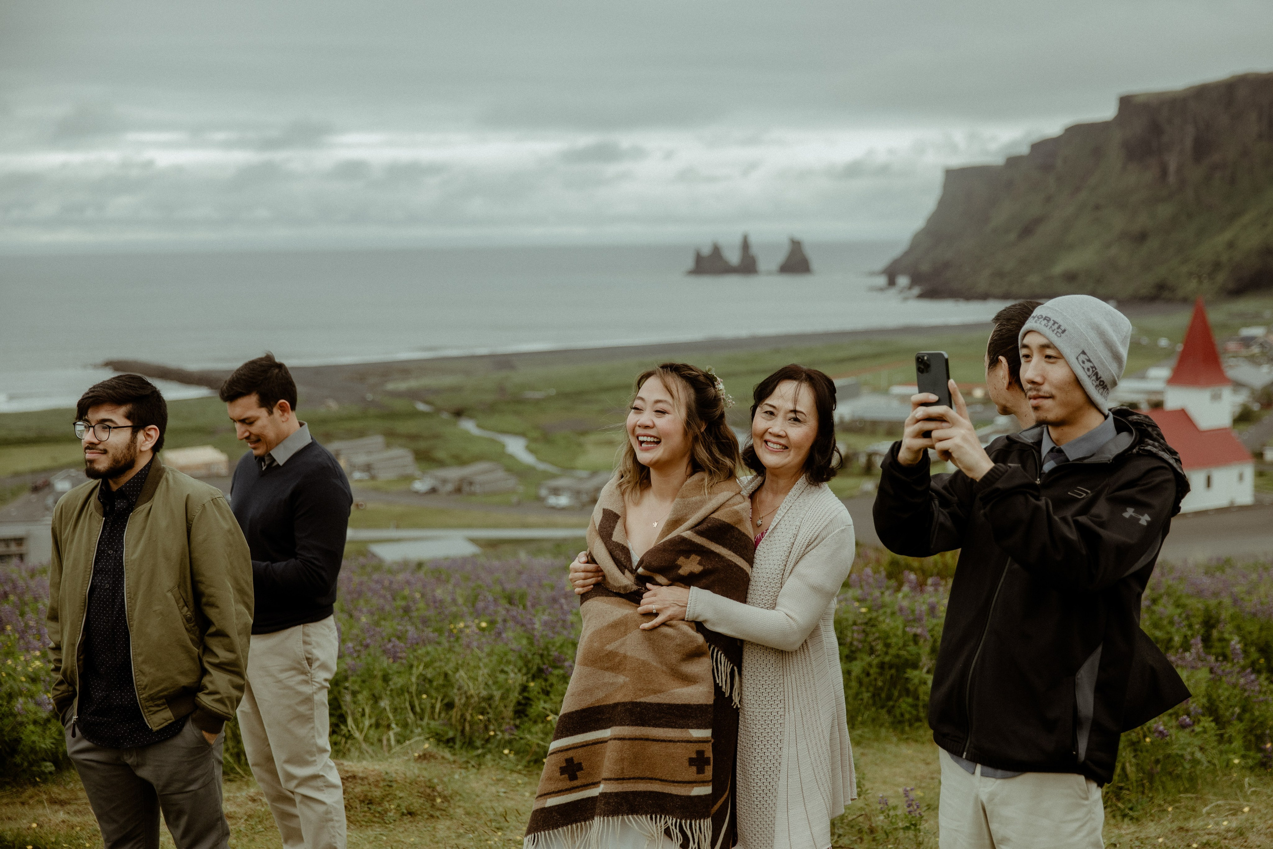 Elopement at Kvernufoss Waterfall. Iceland elopement photo and video | Nikolaichik Photo