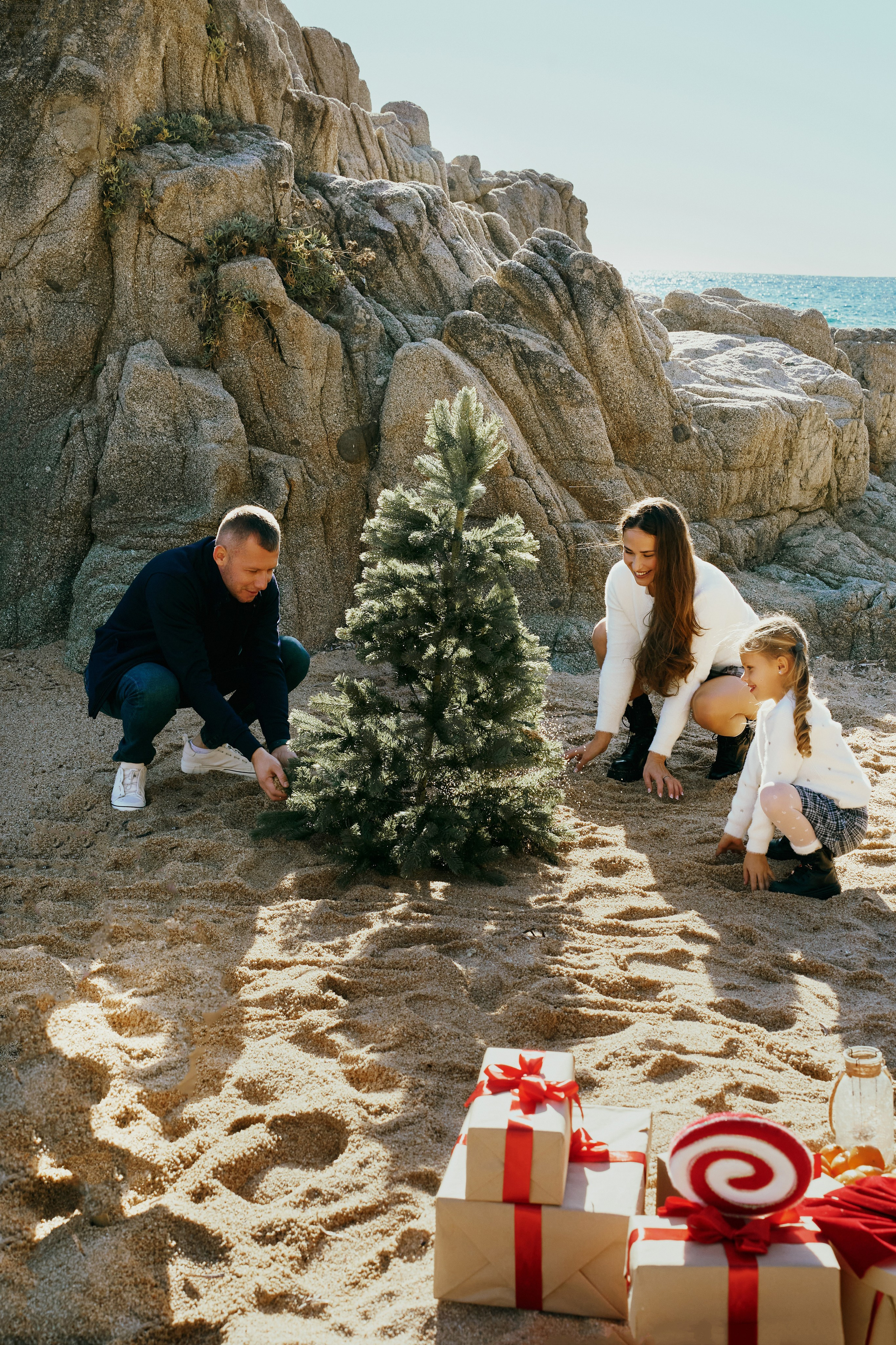 Рождество на пляже. Фотограф в Барселоне Жанна Захарченко