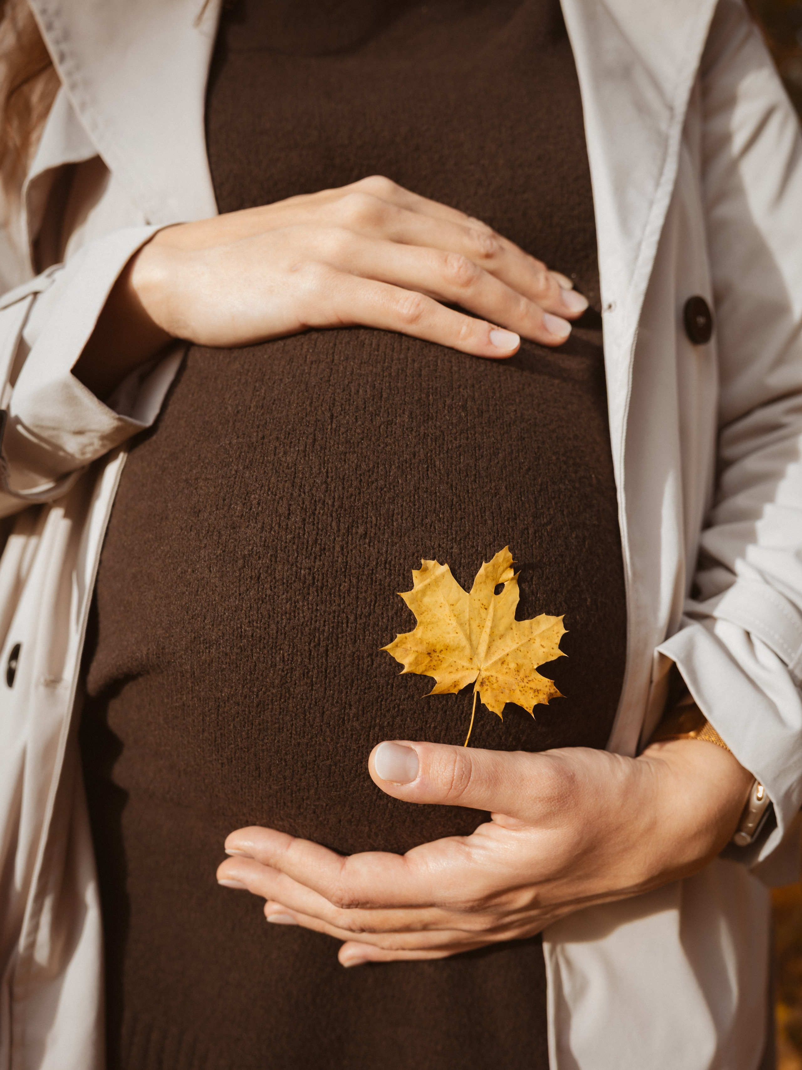 Podzimní těhotenské focení. Lifestyle a rodinná fotografka v Pisku Oxana Telupilova