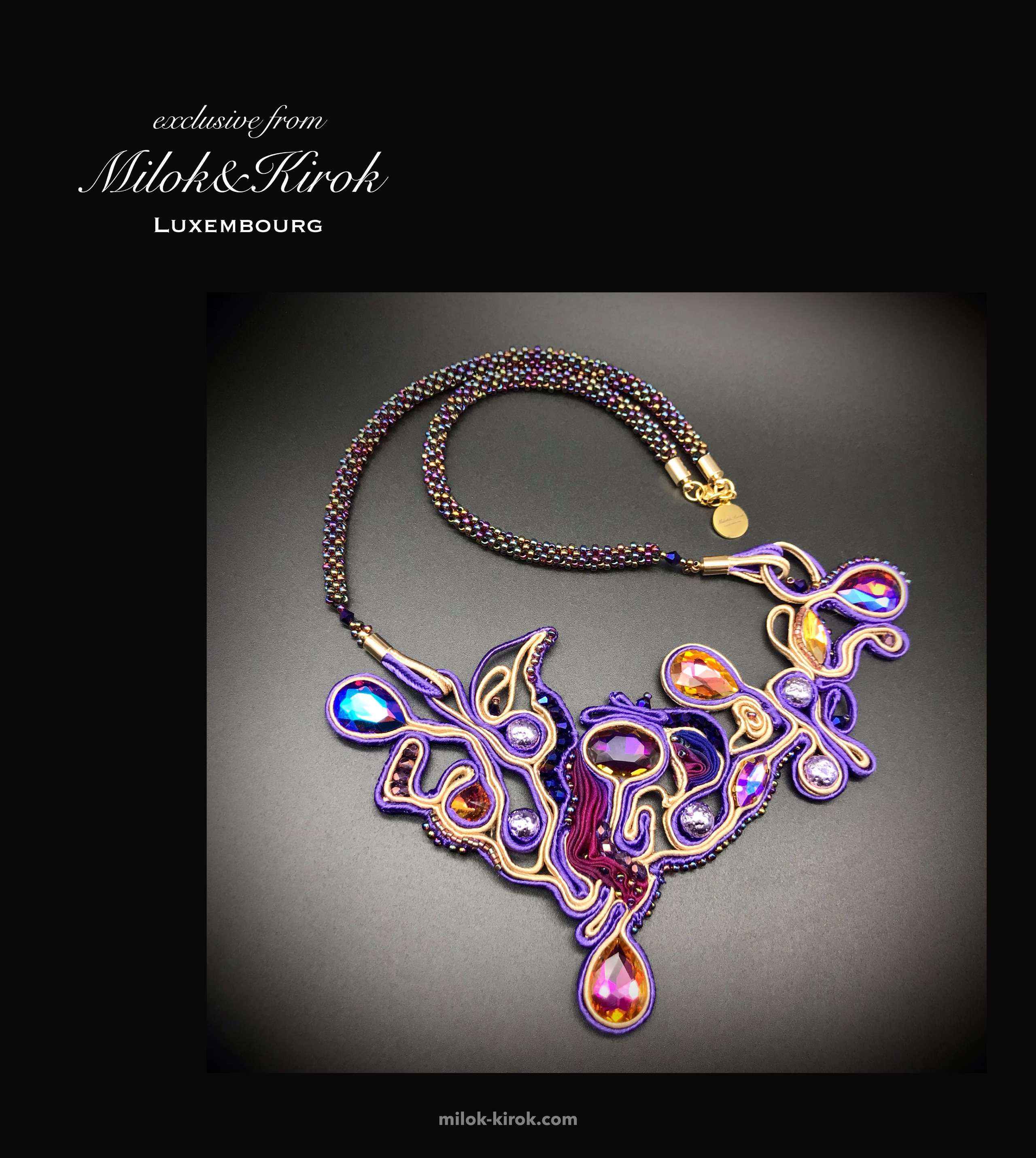 Collier en soutache. Mannequins, design, decoration, handmade, photographe…