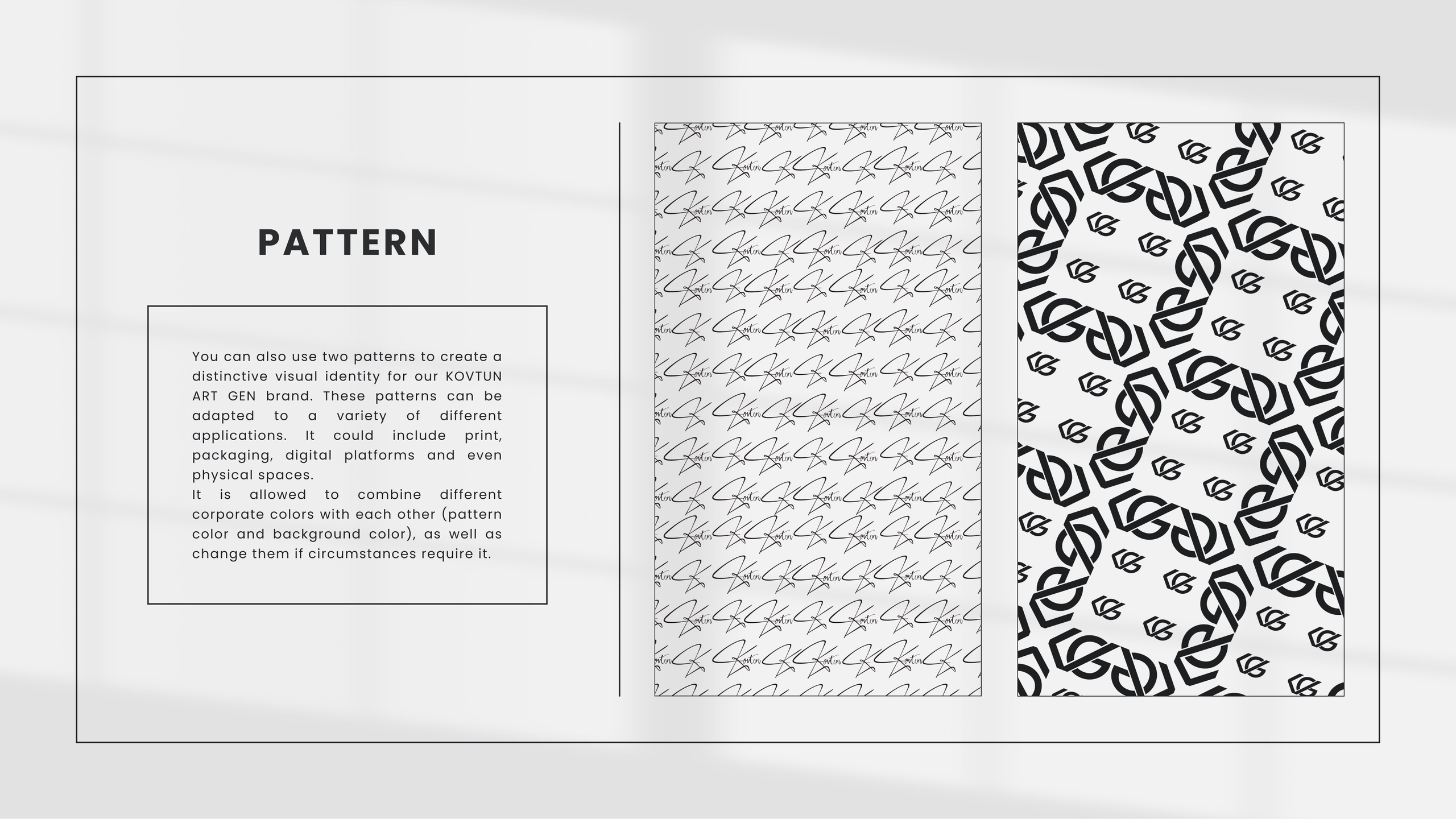 Brandbook “Kovtun Art Gen”. Vasyl Grygorchuk: Photography & Graphic Design