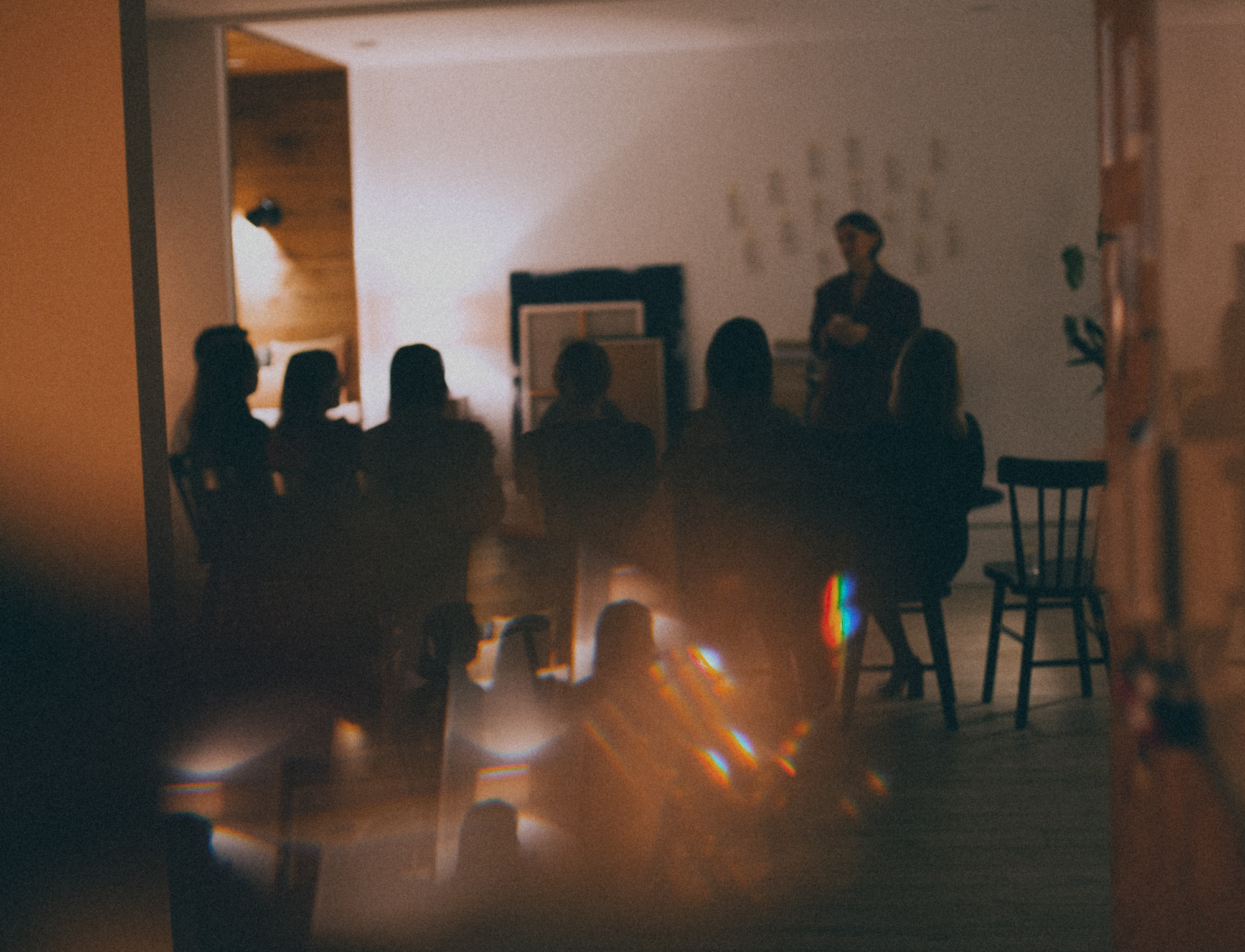 Poetry evening. Photographer in Warsaw Alena Valnai