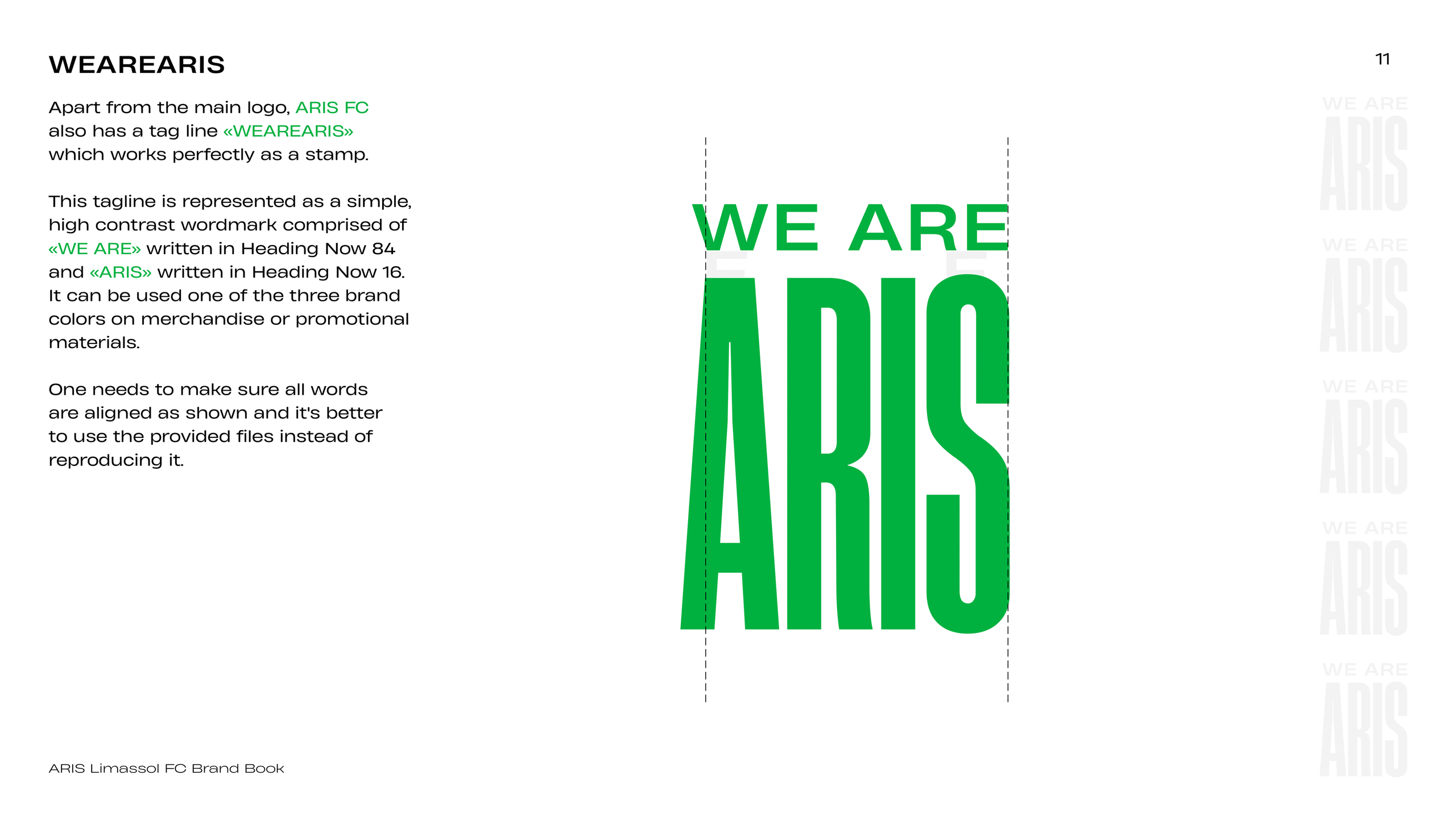 [Brand Book Designer, Identity Shaping] — Football Club — Aris. Tim Katerinko — Visual Storytelling for Brands, Culture & Events