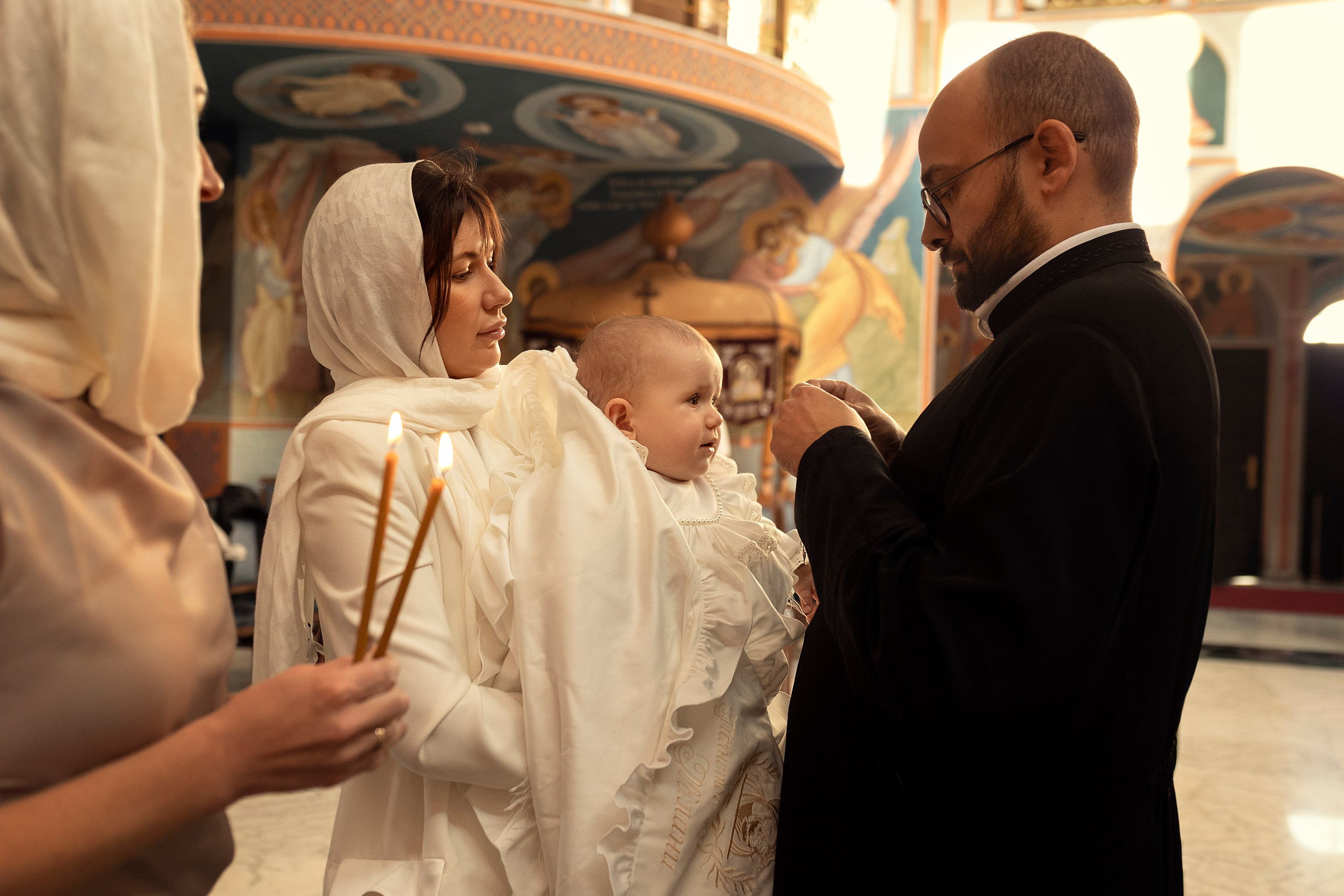 Крещение. Семейный и детский фотограф в Варшаве Мила Бобровская